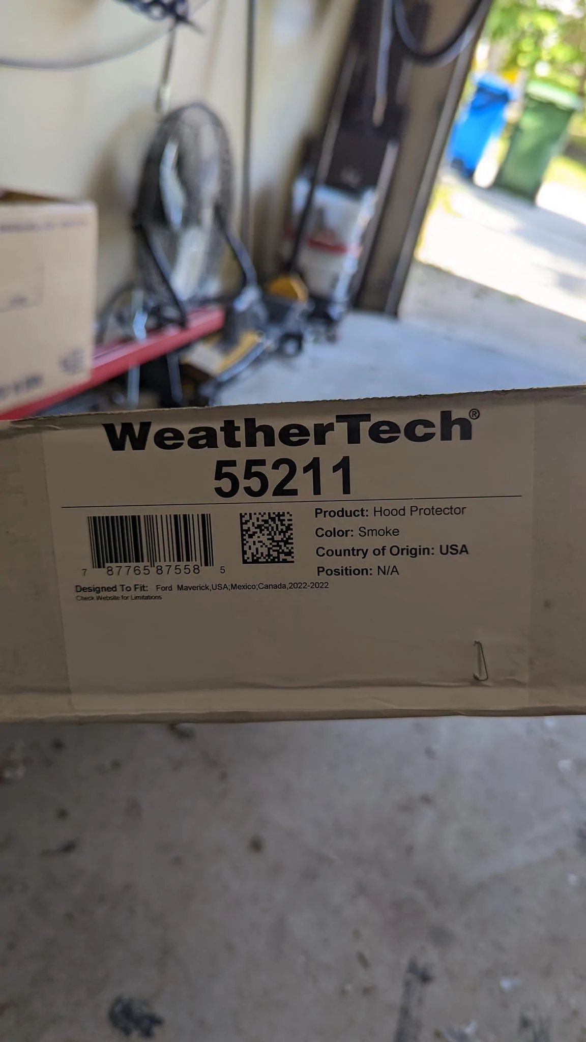 Ford Maverick BNIB WeatherTech hood protector 281168266_10229111424954959_7055608897273354124_n