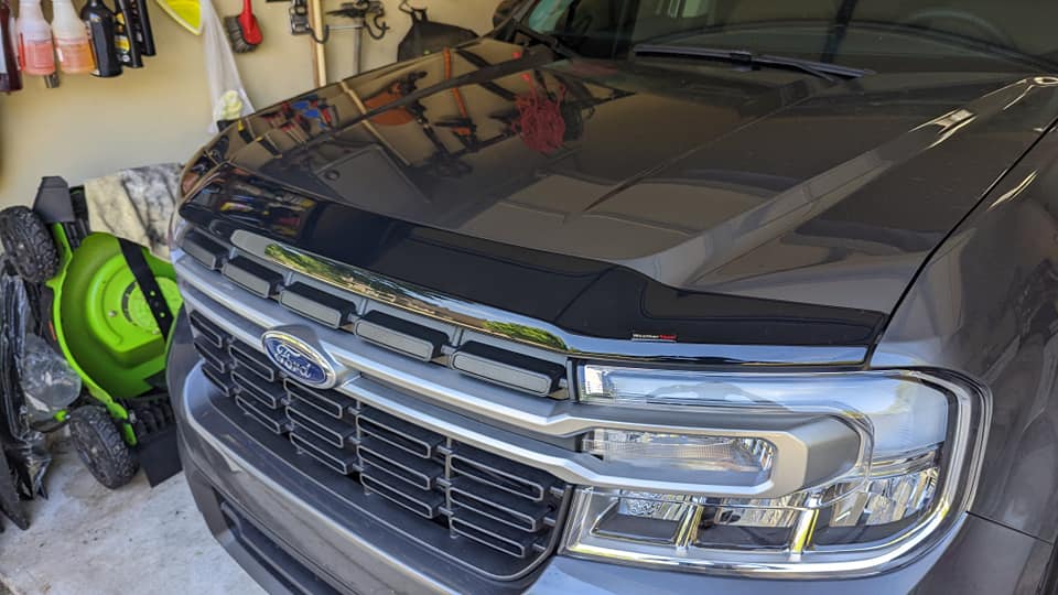 Ford Maverick BNIB WeatherTech hood protector 281546092_10229111423834931_7111125347052141956_n