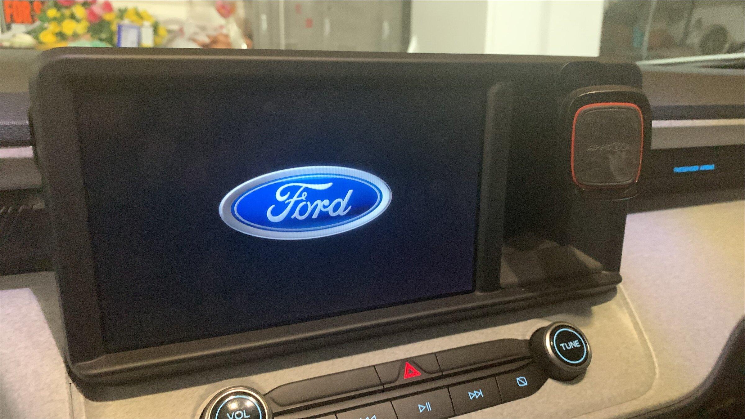 Ford Maverick That awkward cubbie next to the infotainment screen truck1