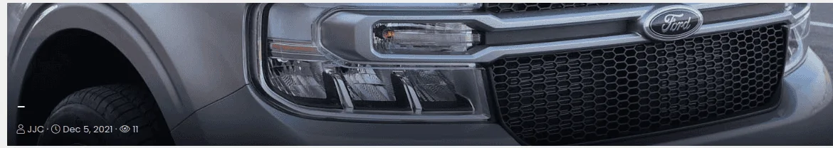 Ford Maverick Different Front Grille Designs - I didn't know... 1652978177123