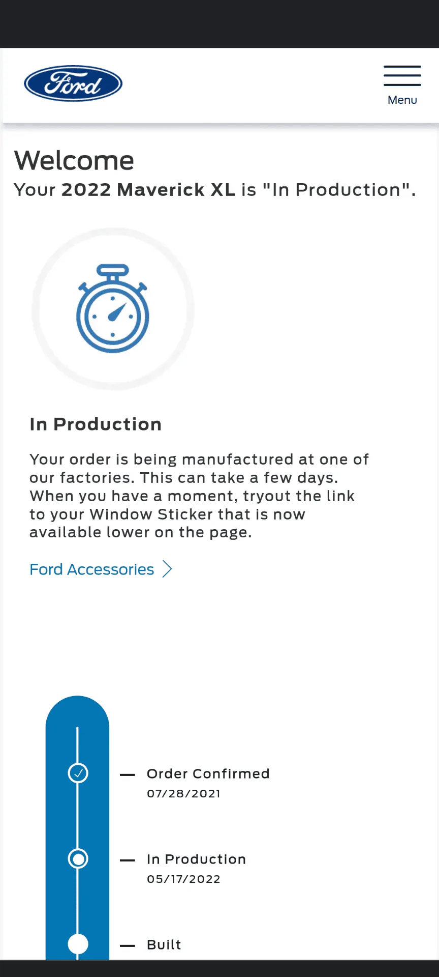 Ford Maverick Production Purgatory Screenshot_20220519-183636