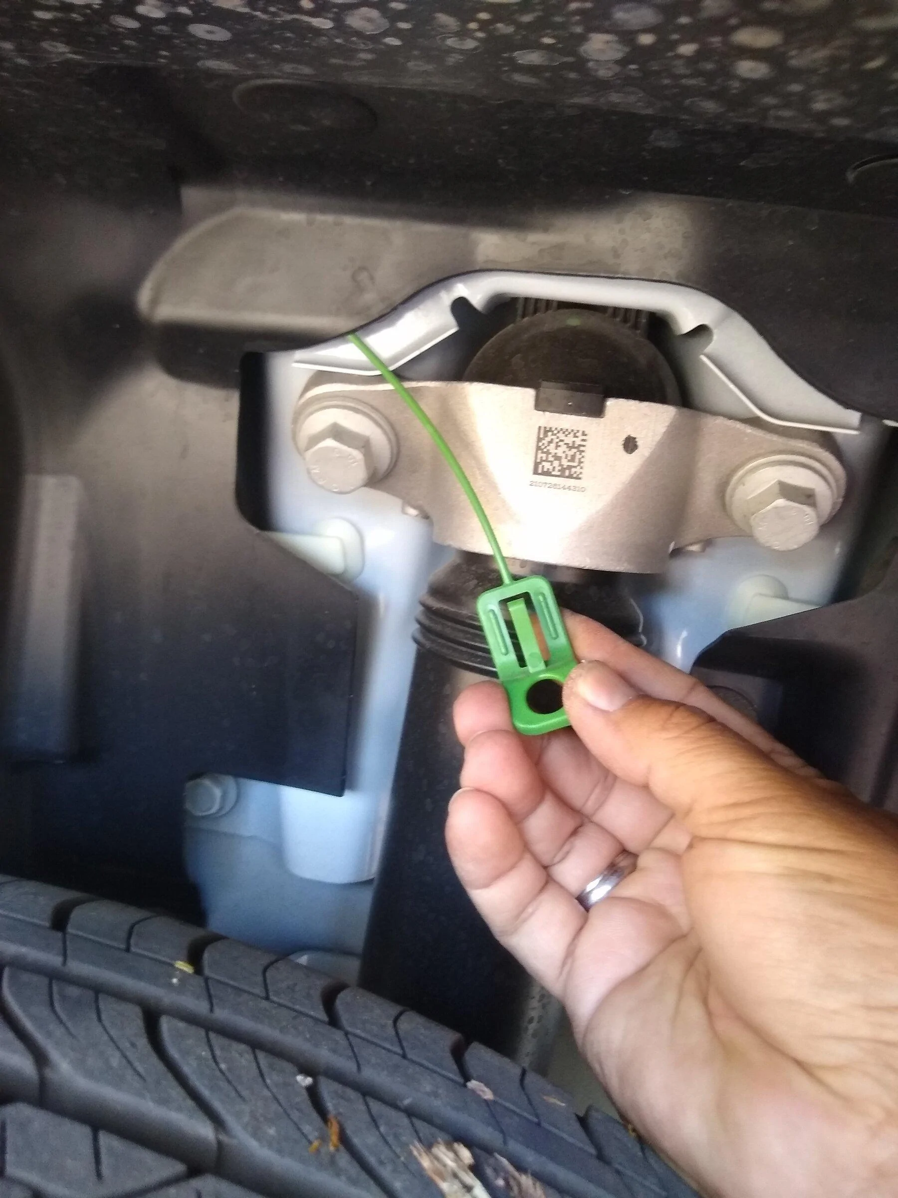 Ford Maverick What is this green tab? IMG_20220519_133131324