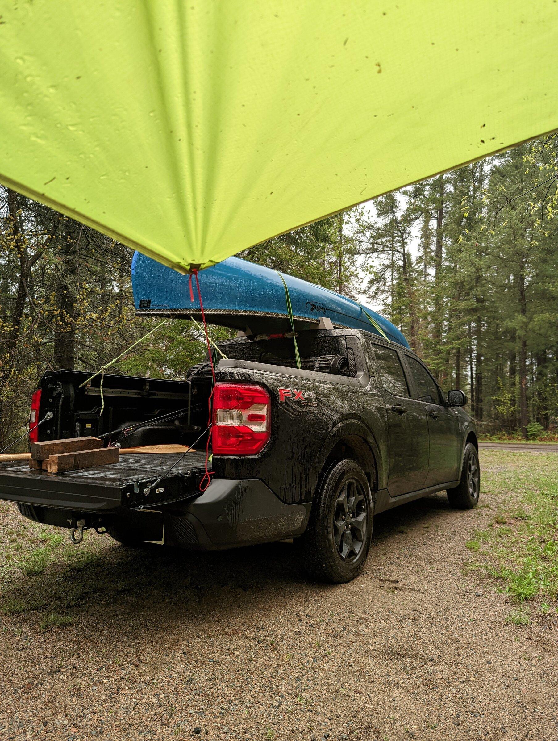 Ford Maverick First Camping trip with the Maverick PXL_20220521_005654112~2
