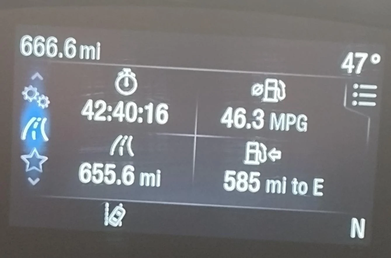 Ford Maverick 600+ first tank! Gas mileag