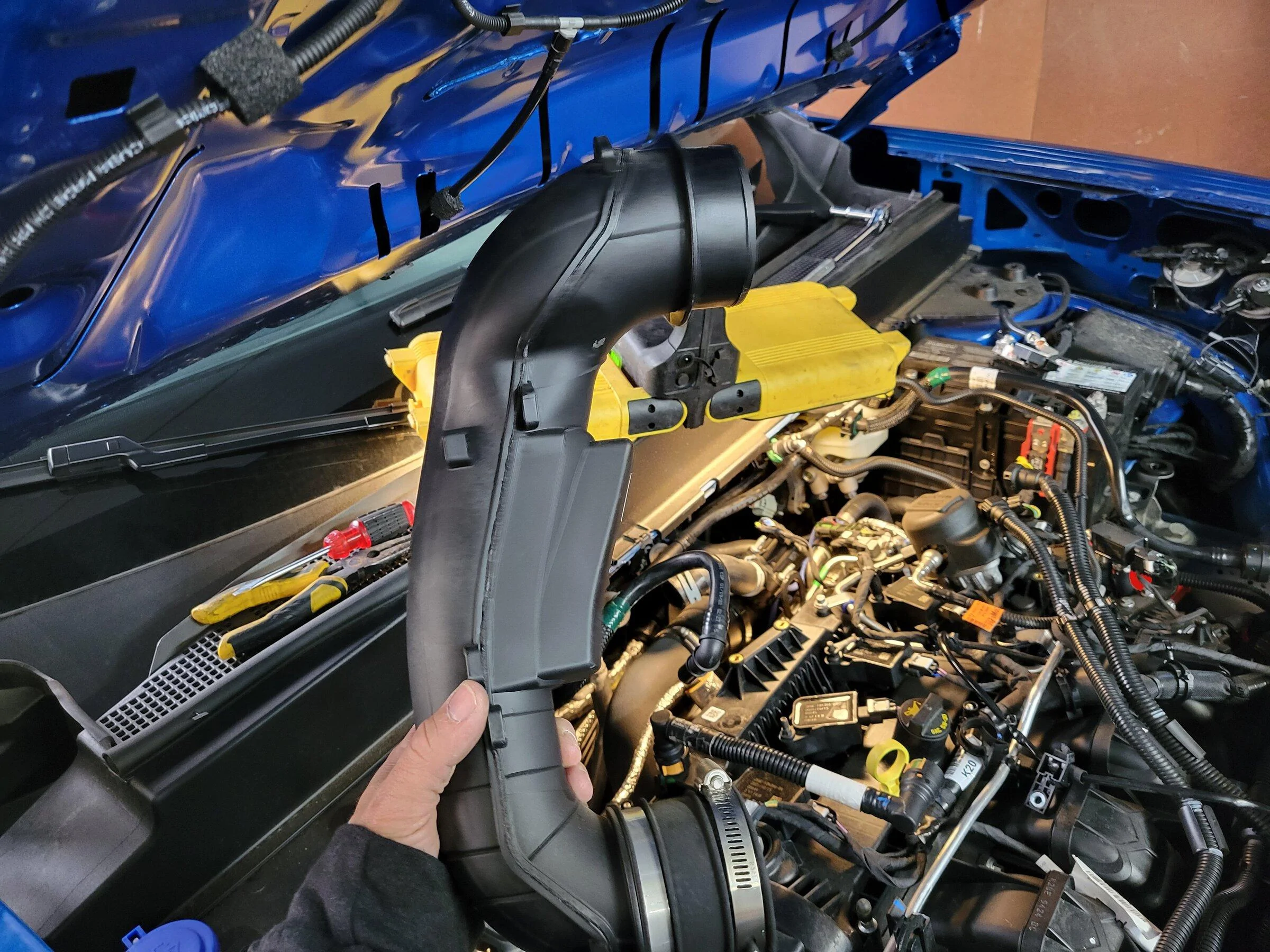 Ford Maverick Project QuikRik. My Velocity Blue XL AWD Performance build 20220521_190242