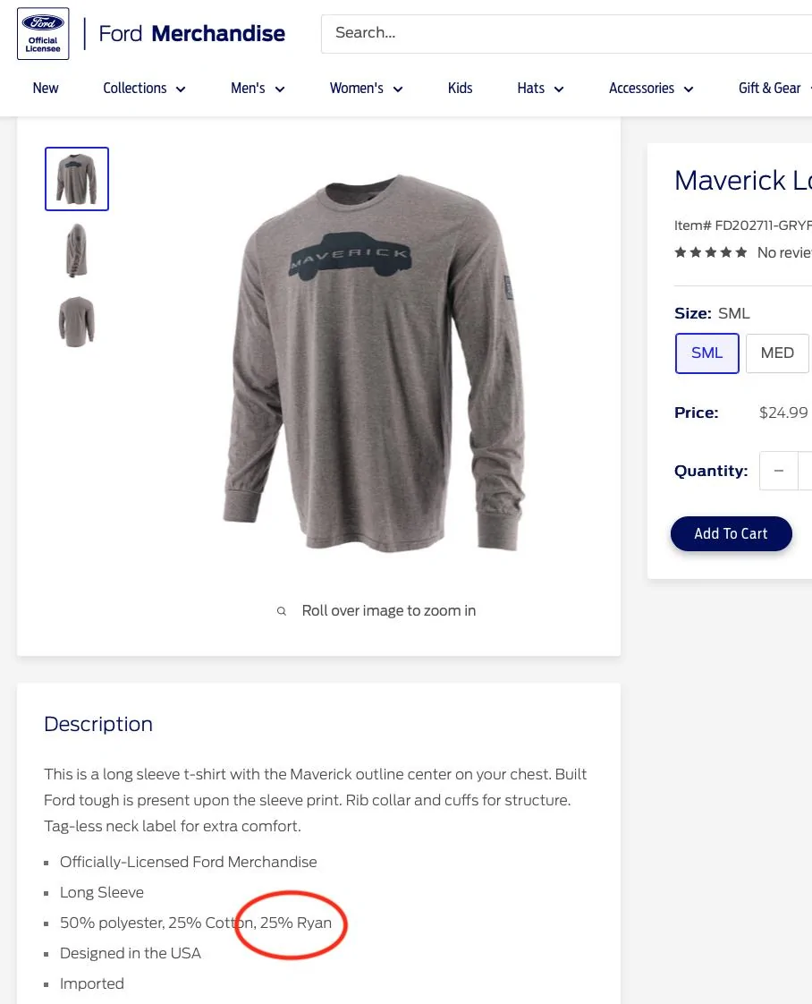 Ford Maverick Maverick Apparel Now Available FordApparel
