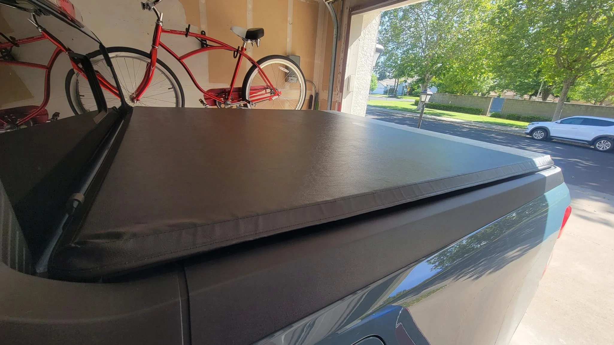 Ford Maverick Tonneau Covers - roll up cover vs hard folding? 20220516_161941