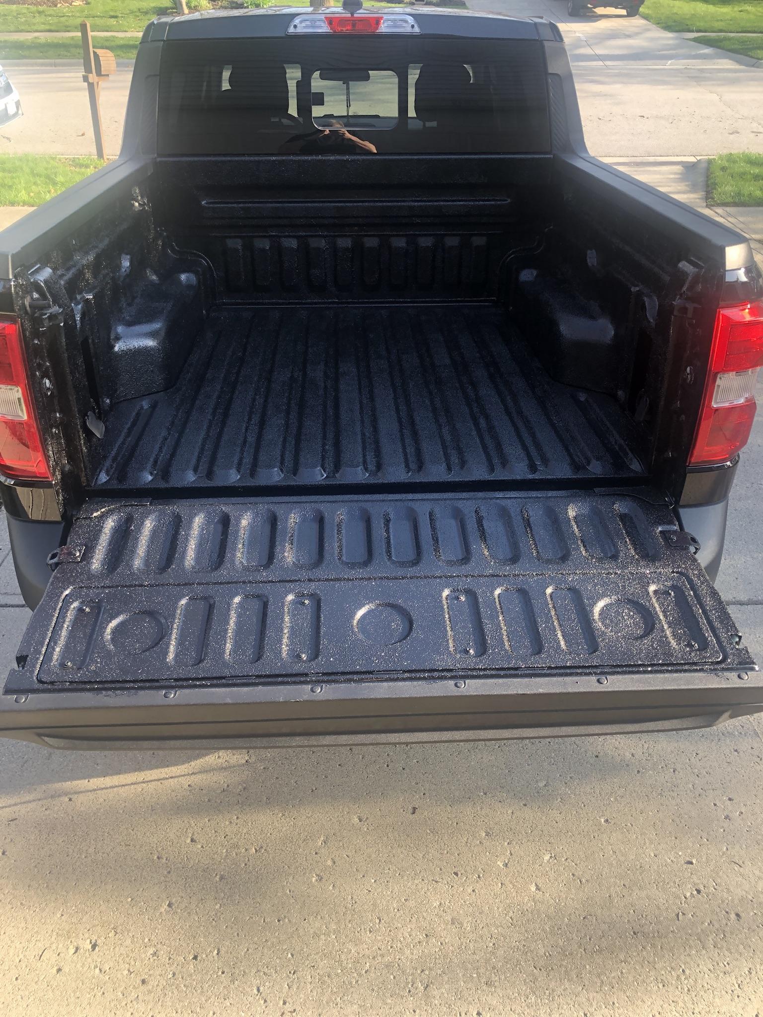 Ford Maverick Herculiner Roll on Bed Liner DIY review 396846AB-82B4-4132-A144-ACD5BA461932