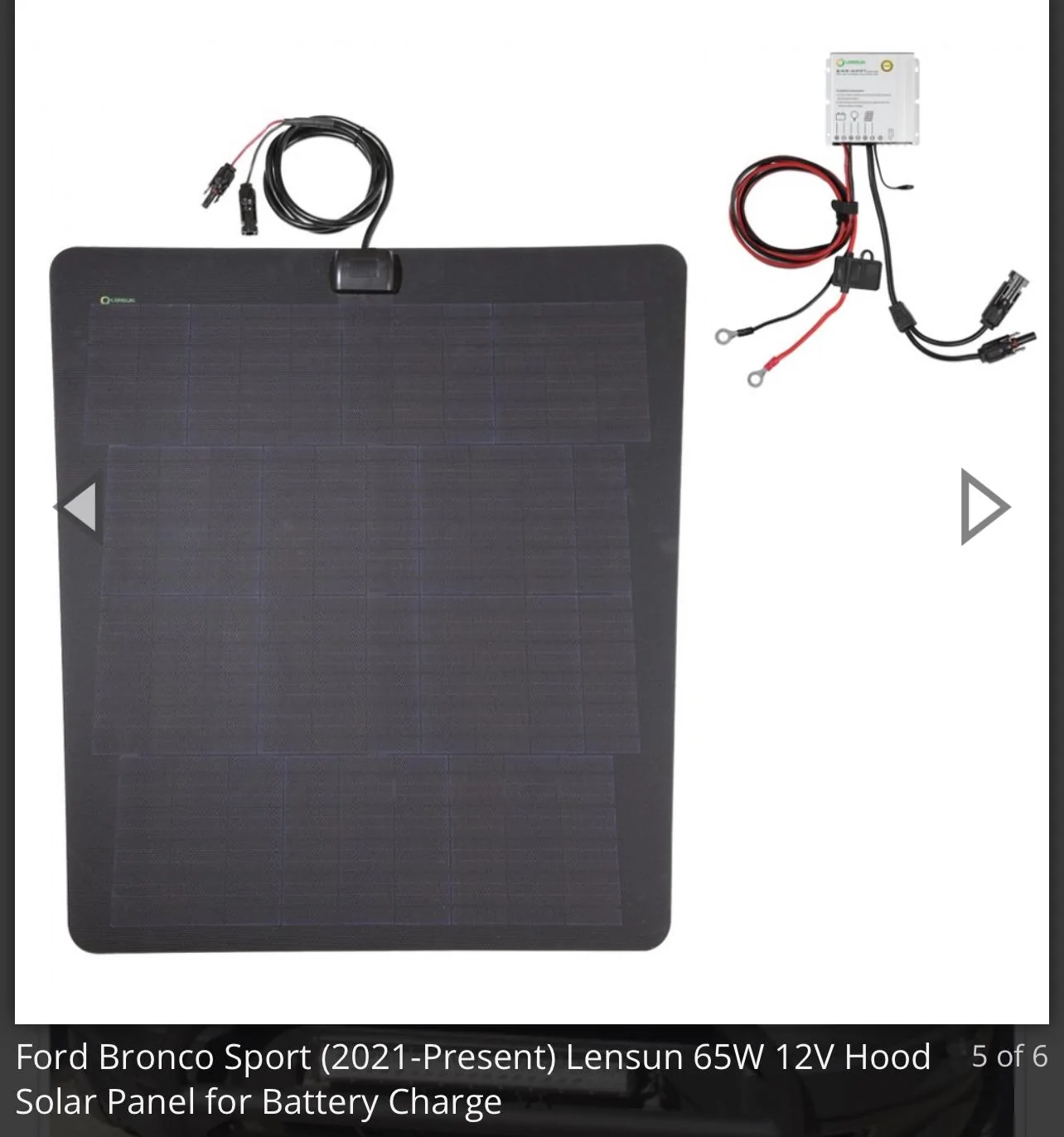 Ford Maverick Solar panel for long term parking 6FFB53E4-1B12-49C3-8FC1-83A445C04AD5