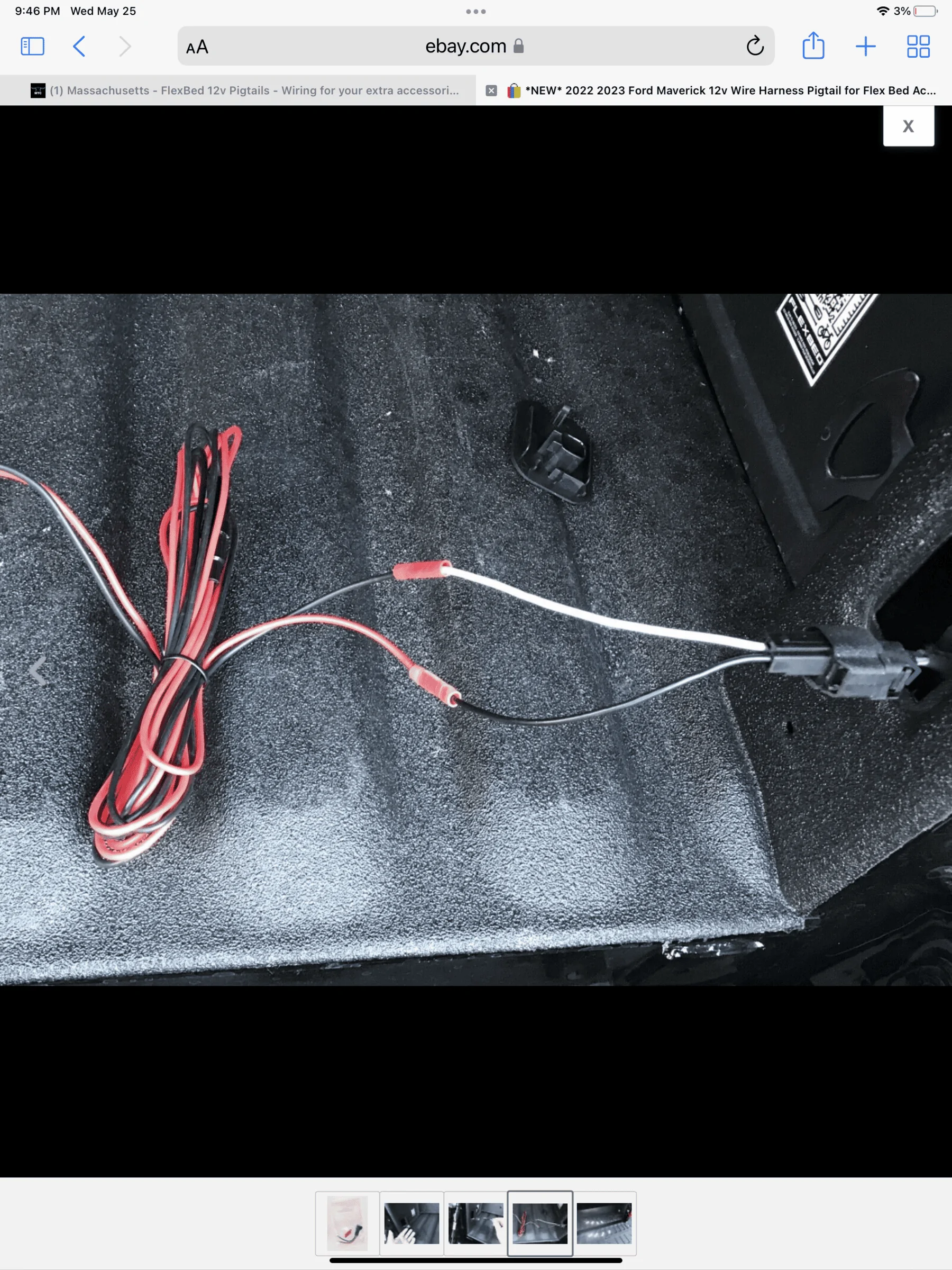 Ford Maverick FlexBed 12v Pigtails - Wiring for your extra accessories! BA8214C0-3A26-4D9E-9DD3-CA435B0DFC12