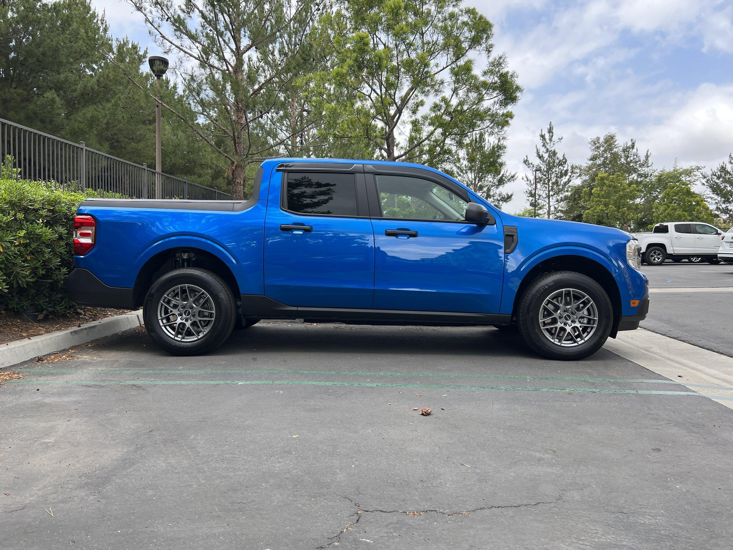 Ford Maverick Motiv Foil 435B wheels on stock tires 14D5B4E3-8DD4-4DFF-8A2F-4F6BAE426B16