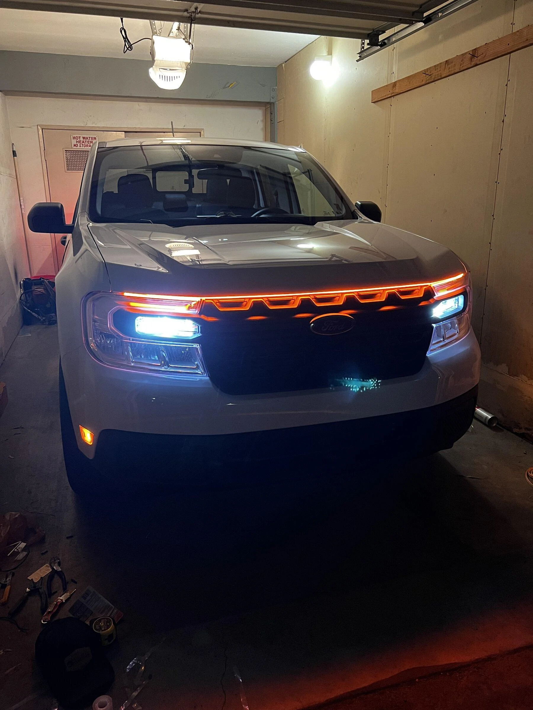 Ford Maverick Maverick Grill LED Light Bar…… but in amber. D93C146A-F6C1-4522-ABE8-00BFA90AD713