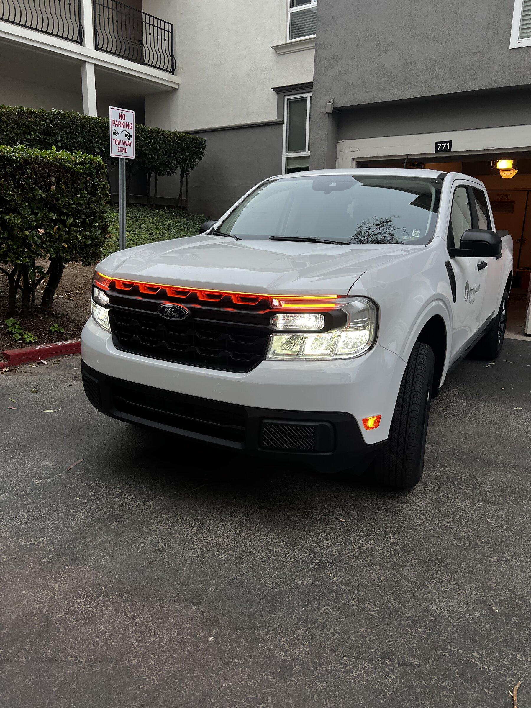 Ford Maverick Maverick Grill LED Light Bar…… but in amber. FE969DF4-7275-443A-BB05-5EA57804B7B3