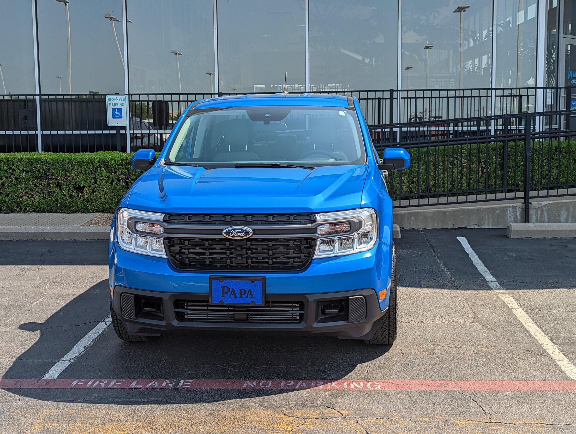 Ford Maverick VELOCITY BLUE Maverick Photos Thread PXL_20220519_154821993