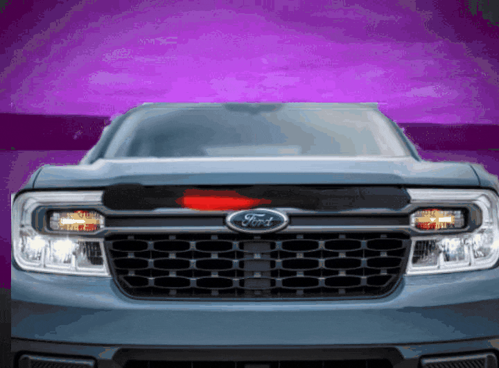 Ford Maverick Maverick Grill LED Light Bar…… but in amber. GifMeme07245627052022