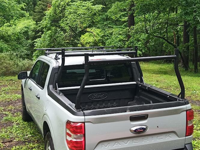 Ford Maverick Thule XSporter Mid Pro Bed Rack is a great fit on 2022 Maverick! IMG_20220527_130056