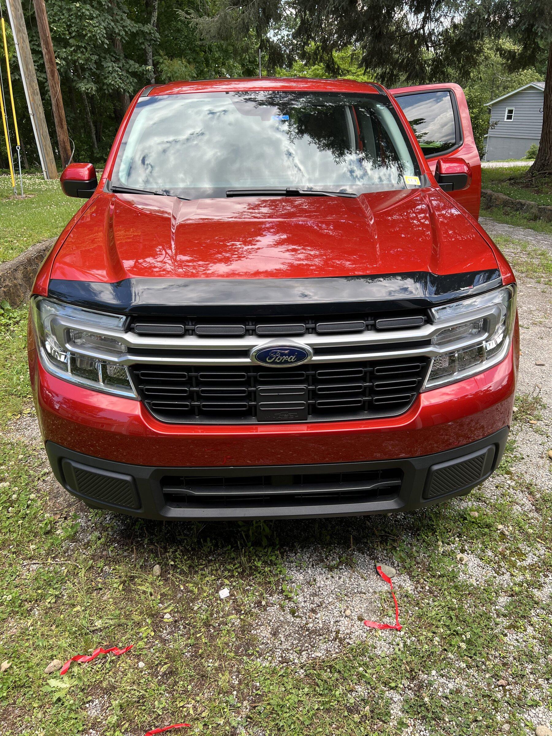 Ford Maverick Installed Gator bed cover and WeatherTech hood protector today! FB2C47D3-453B-4C29-9DEC-2183E5ED35B3