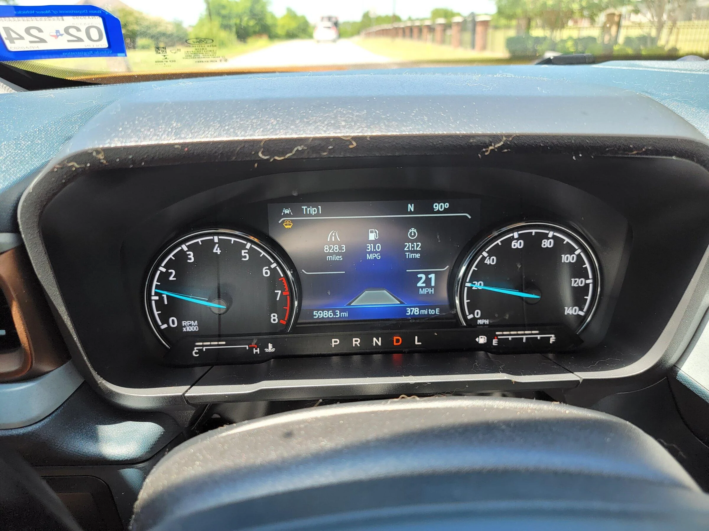 Ford Maverick Dallas to Crystal Beach Texas. Crazy Gas Mileage. 20220527_142226