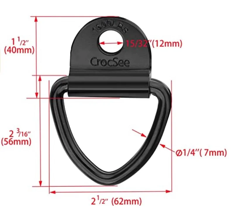 Ford Maverick Possible tie down solution for tailgate assist? CrocSee Bed Tie Down Anchor