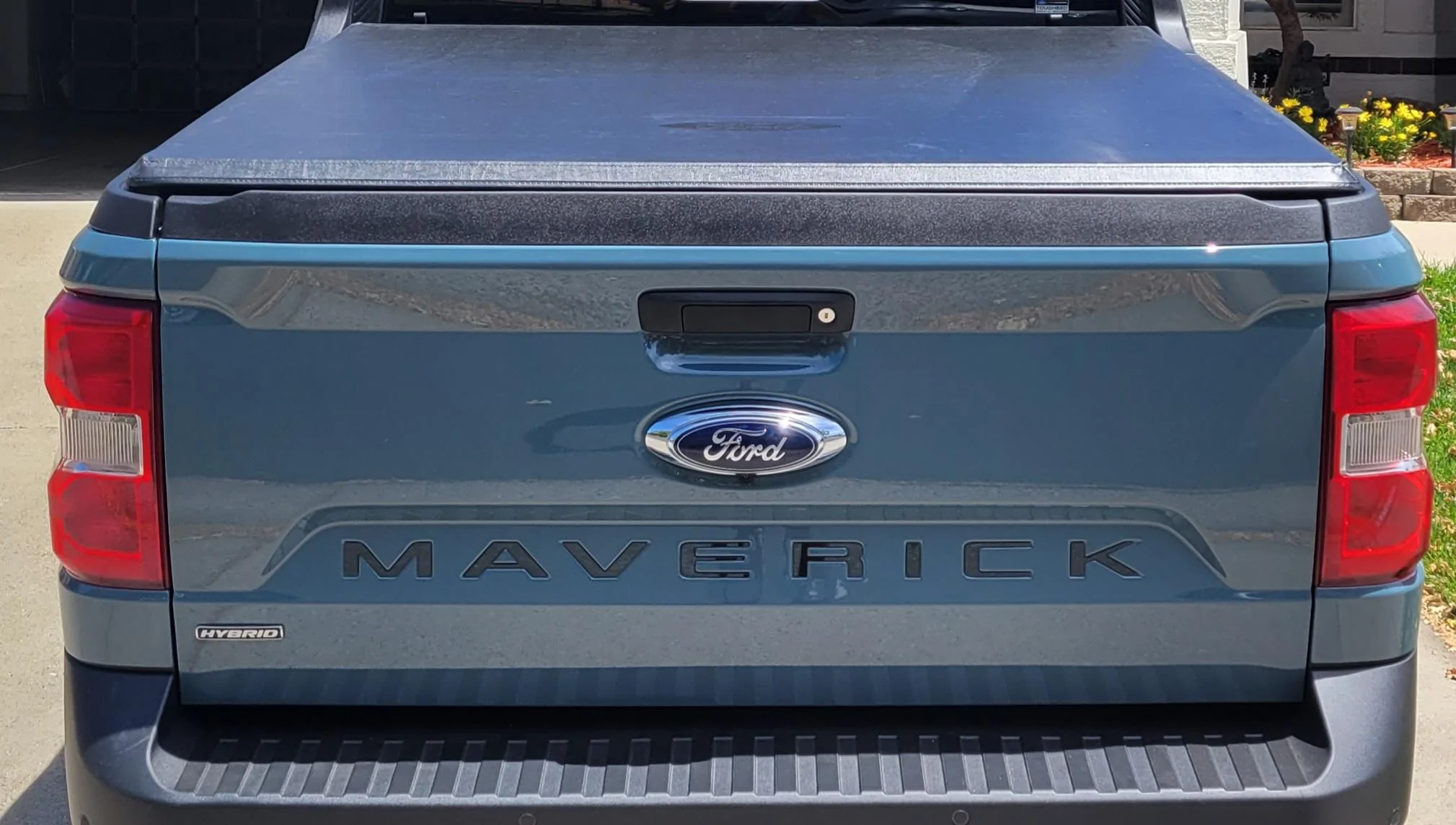 Ford Maverick Lettering on the Maverick stamp on the tailgate 20220519_124838