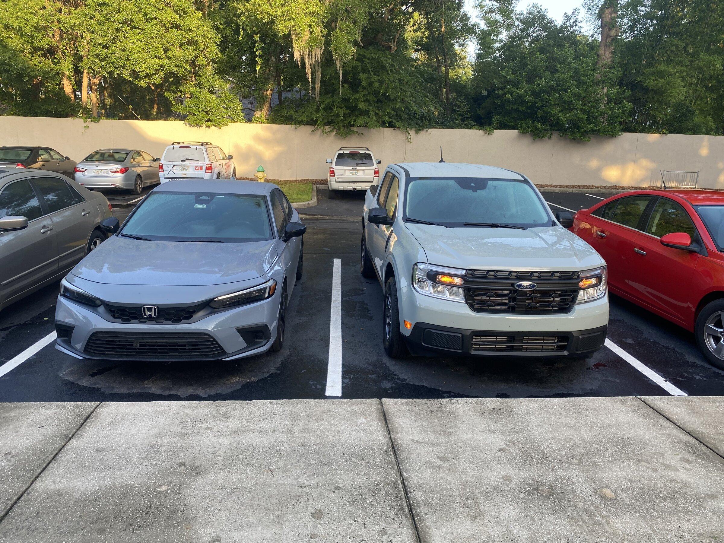 Ford Maverick Not so flattering comparison to Civic Sport E94D8C45-6432-4DB5-94FF-A047B1C479A9