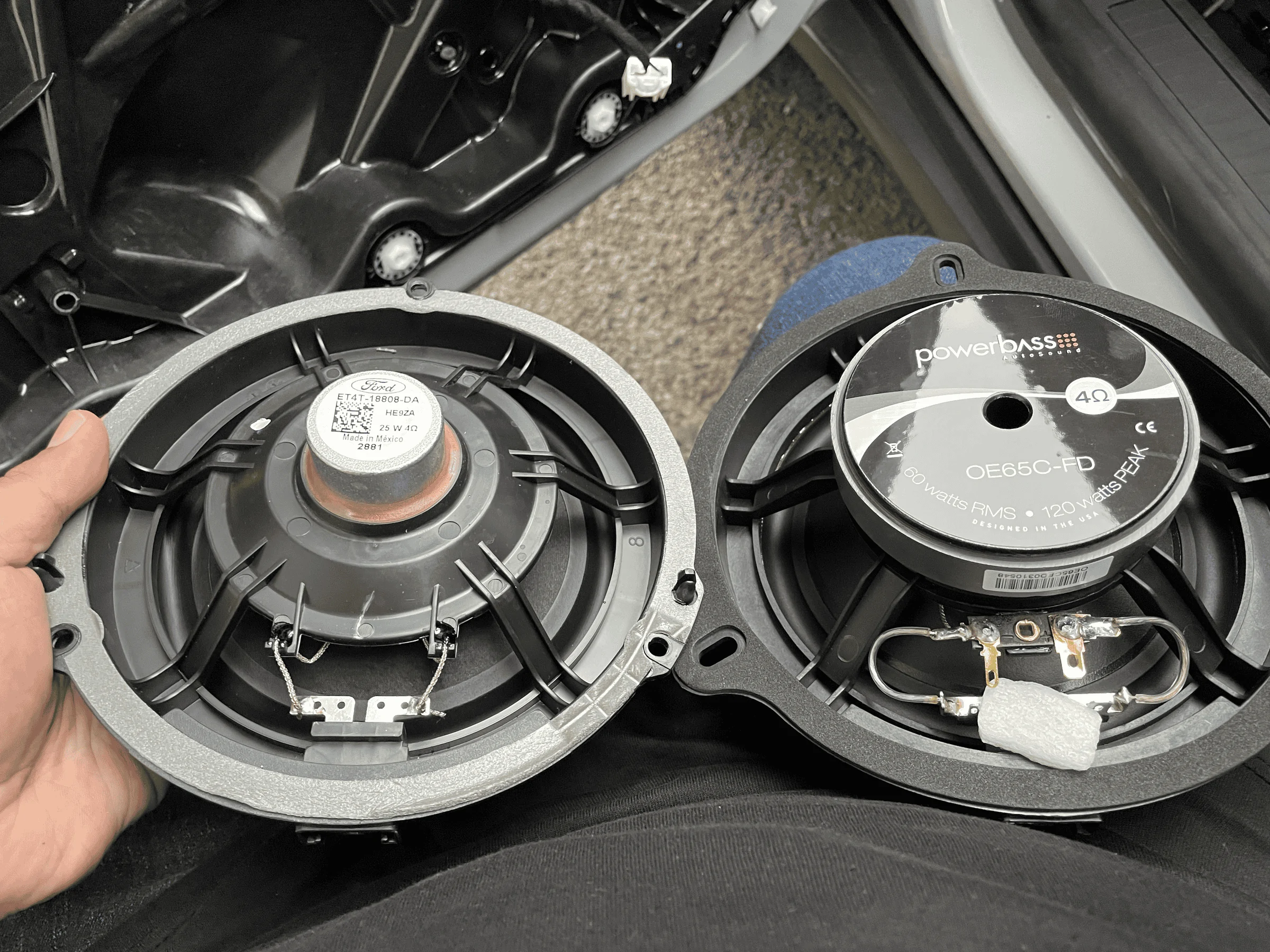Ford Maverick Easy Speakers Upgrade -- drop in and no existing modifications required tempImageQ7r5JL