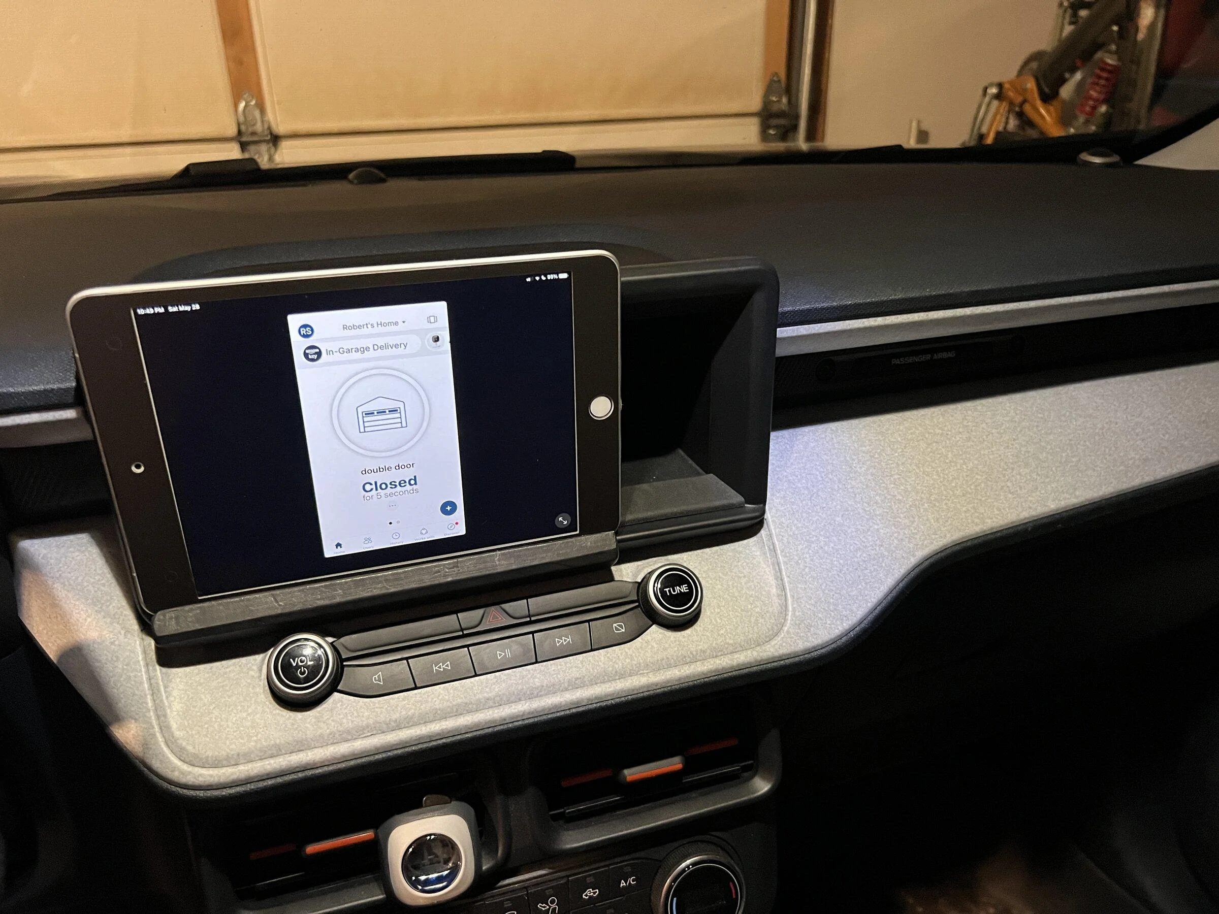 Ford Maverick Added ipad storage and 2nd spot DA319EFE-2C5C-448E-BC14-A86A353C14E1