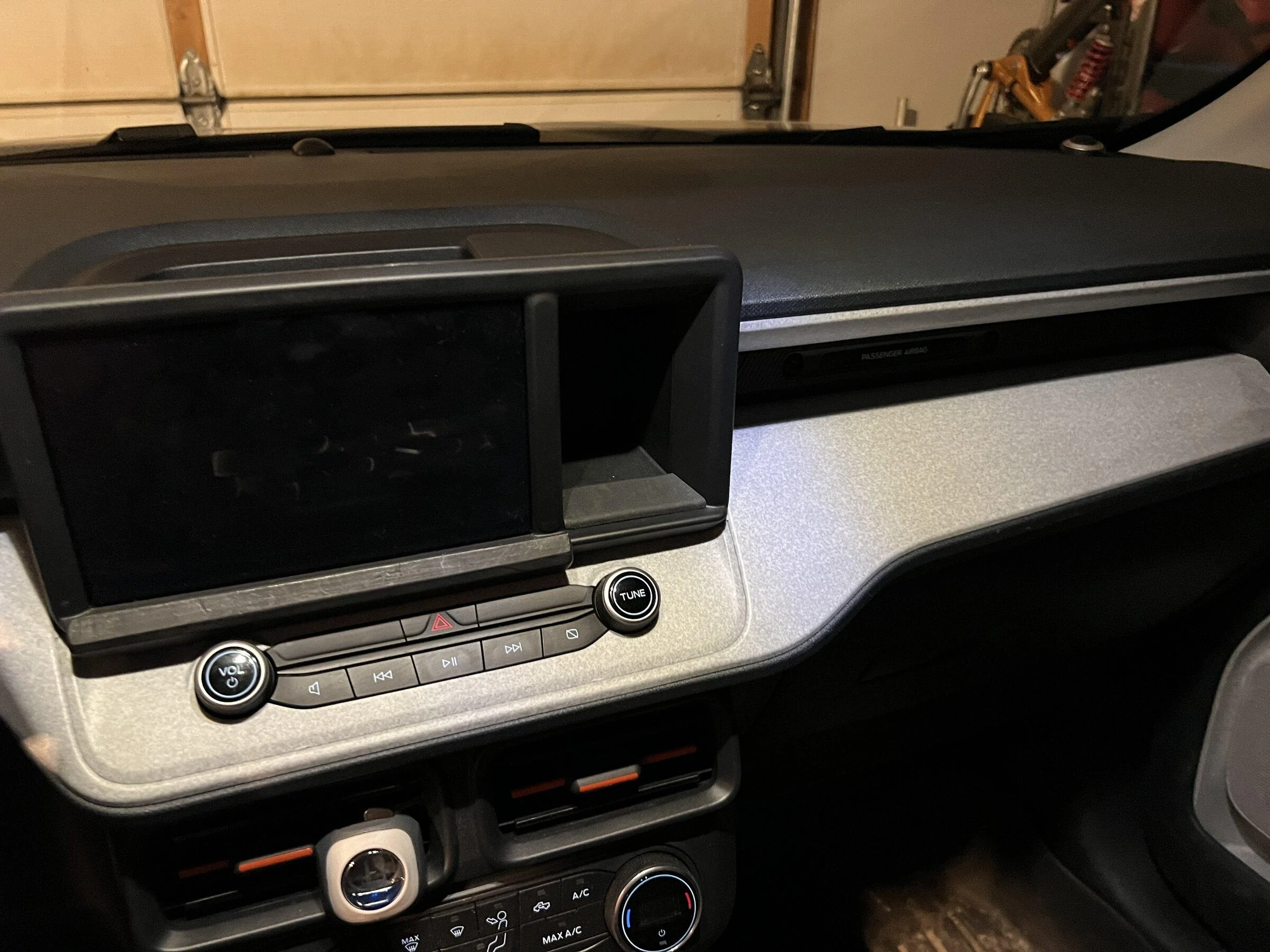 Ford Maverick Added ipad storage and 2nd spot E17EADF6-4C23-49F4-8CAC-5581FF8FB605