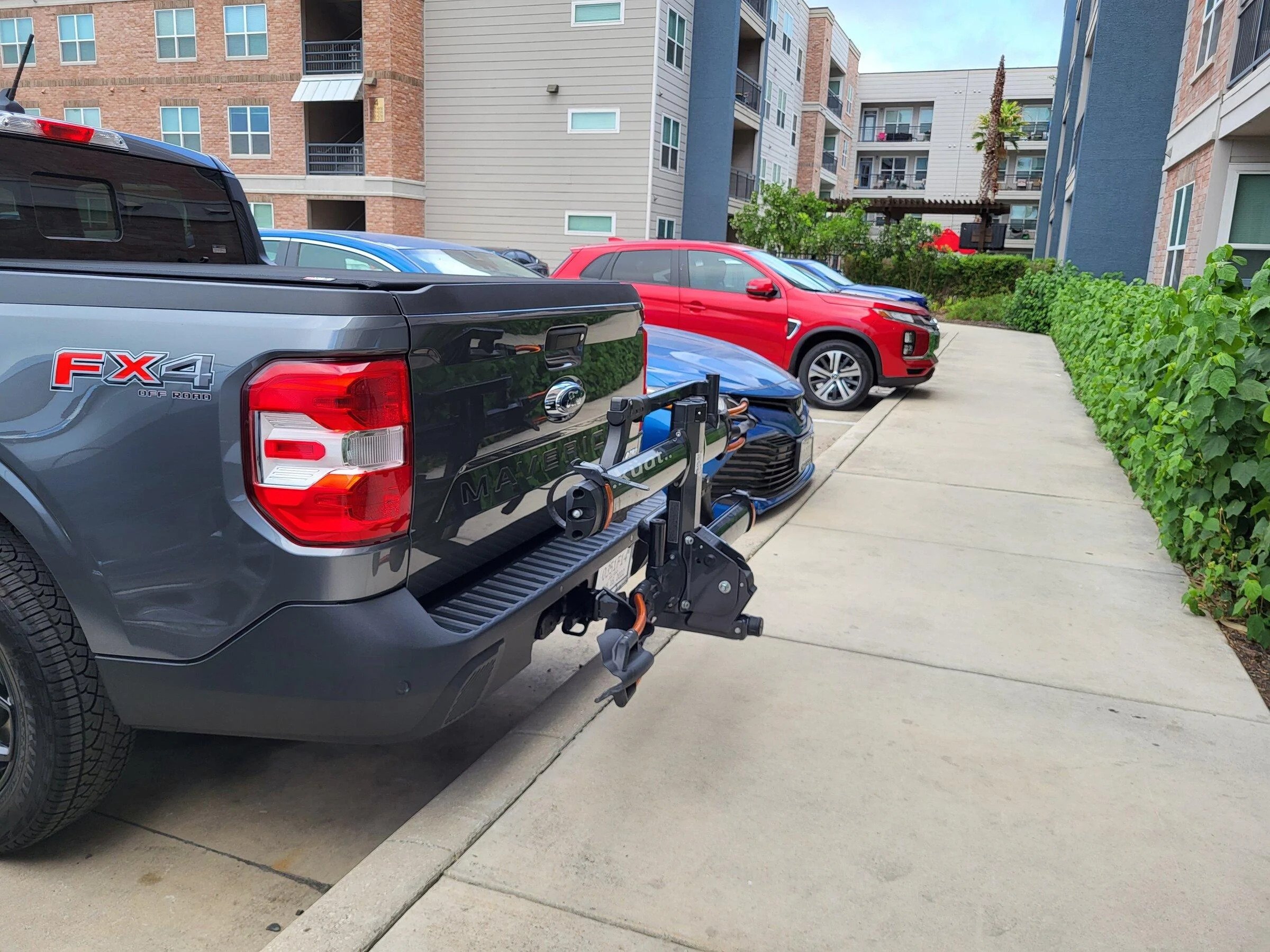 Ford Maverick Kuat NV 2.0 bike rack test 20220531_085311