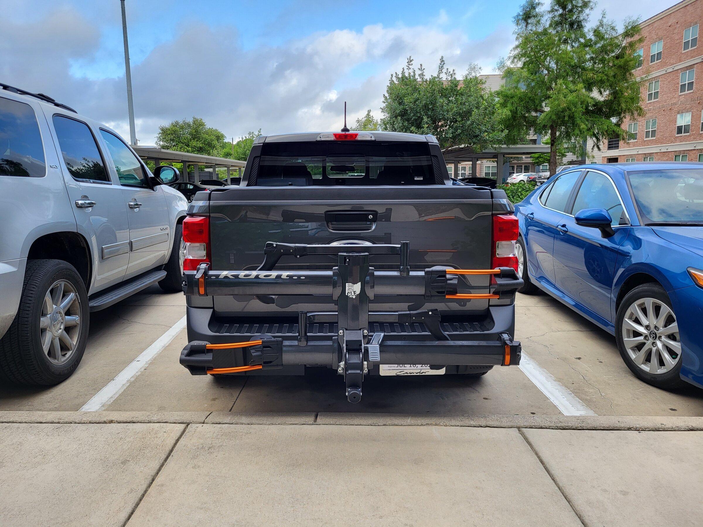 Ford Maverick Kuat NV 2.0 bike rack test 20220531_085318