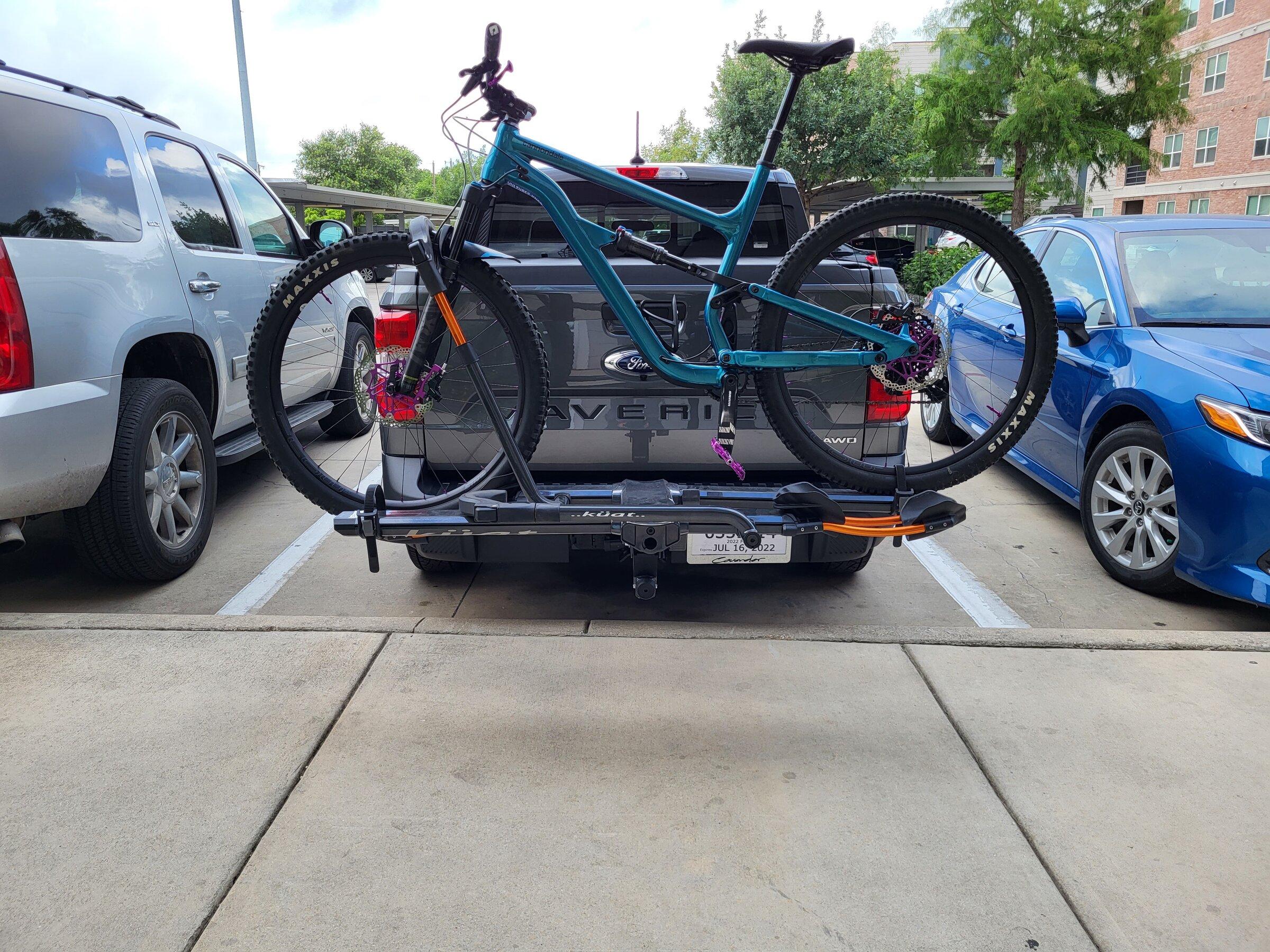 Ford Maverick Kuat NV 2.0 bike rack test 20220531_085120