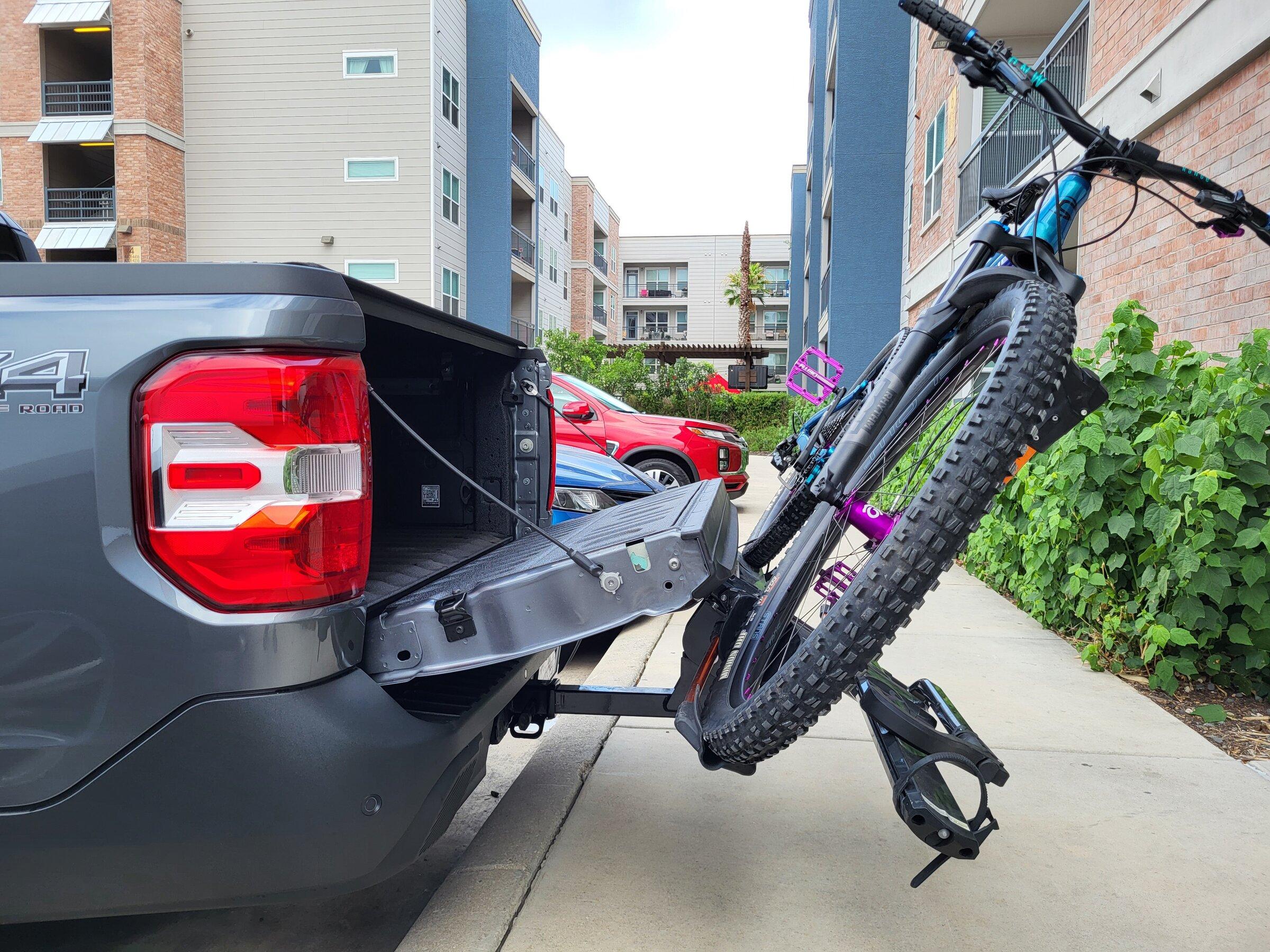 Ford Maverick Kuat NV 2.0 bike rack test 20220531_085200