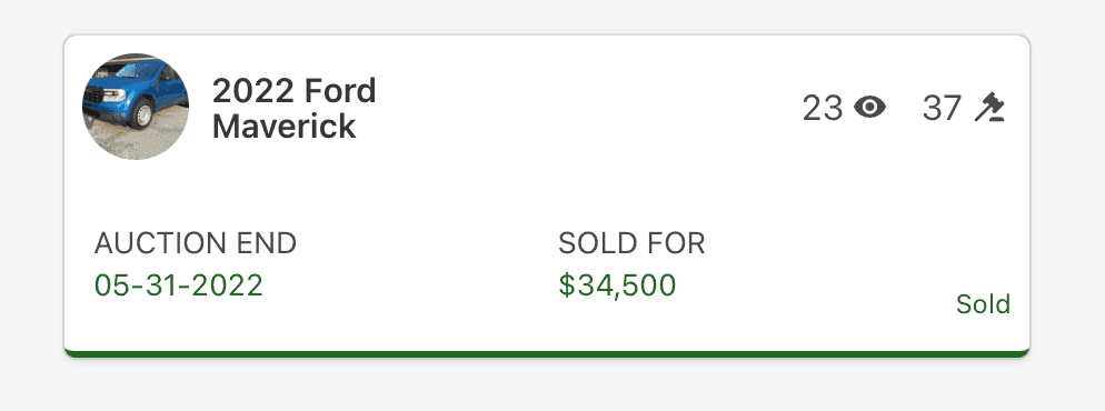 Ford Maverick Chapman/Horsham -- 2022MY orders Screen Shot 2022-05-31 at 3.06.08 PM