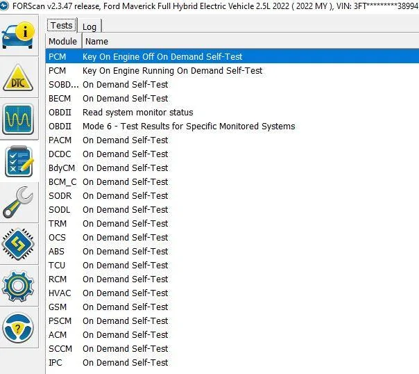 Ford Maverick Forscan information gathering thread forscan modules
