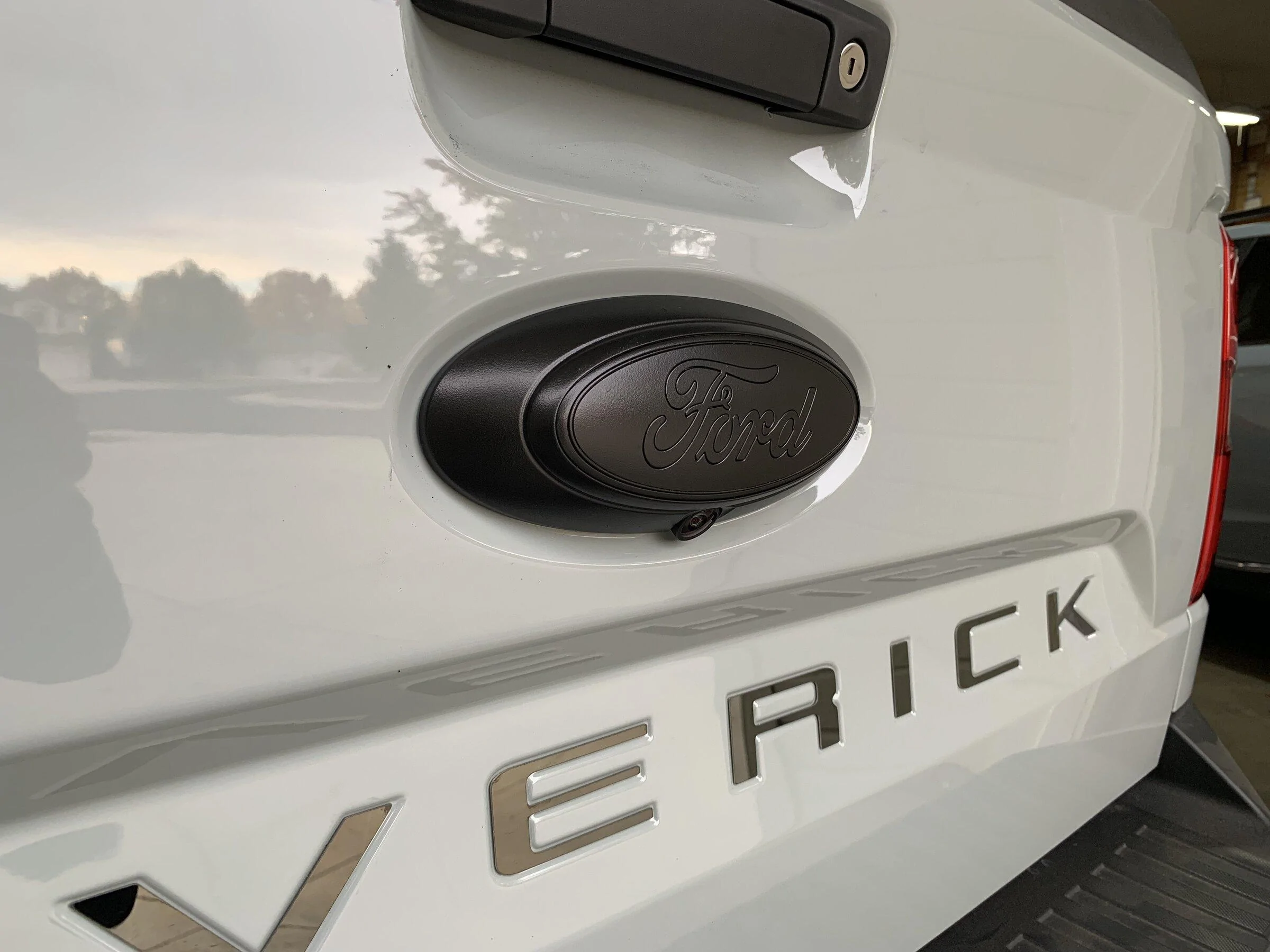 Ford Maverick Blacked out emblems. D83A0FAD-BA4A-4B59-B339-EC56D42B6589
