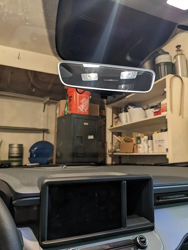 Ford Maverick Another Mirror Option, battery powered/no wiring required. 1