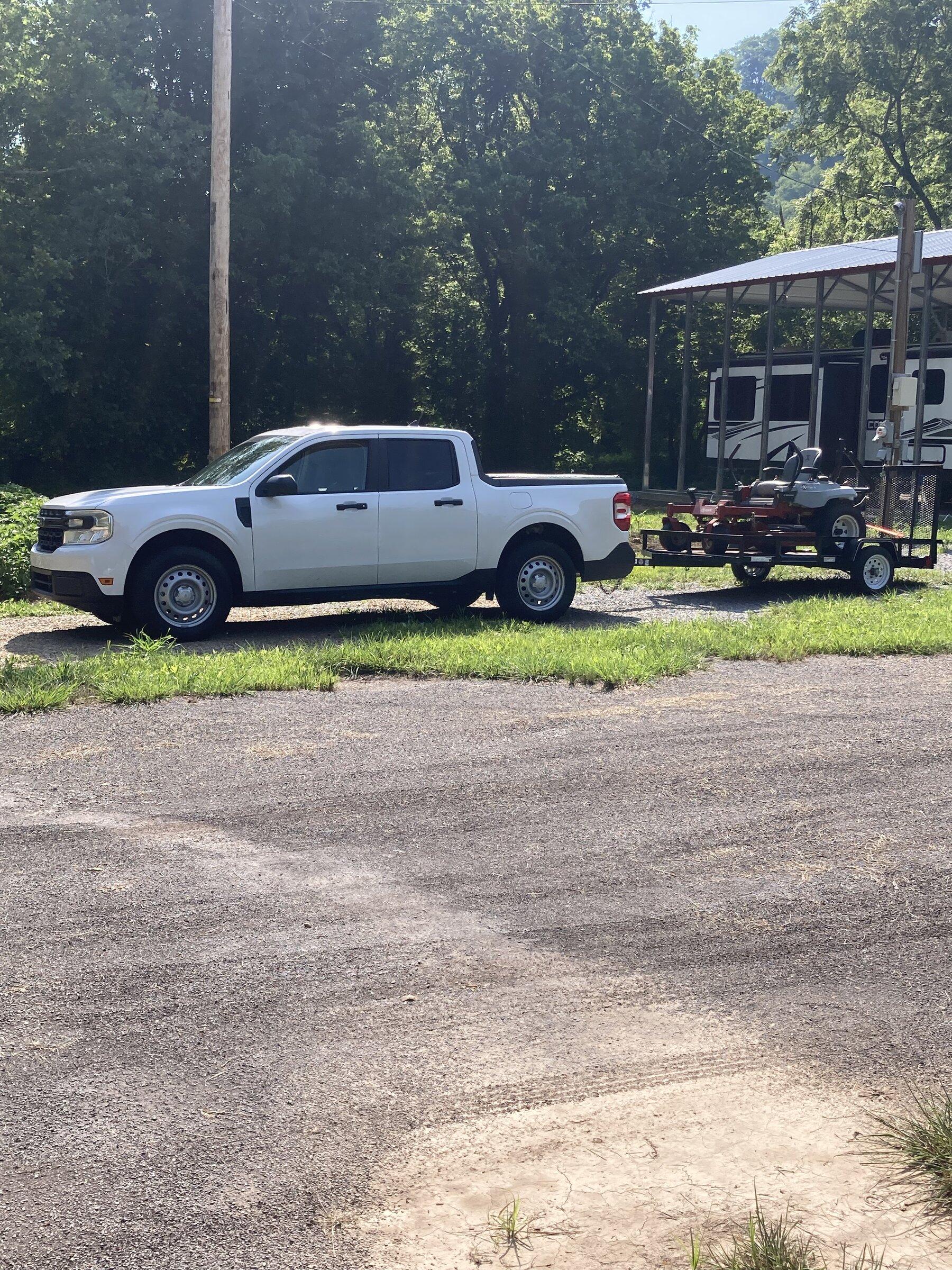 Ford Maverick First towing trip with the Hybrid BAAB665F-A351-4332-93DD-E24B2E84C3D3