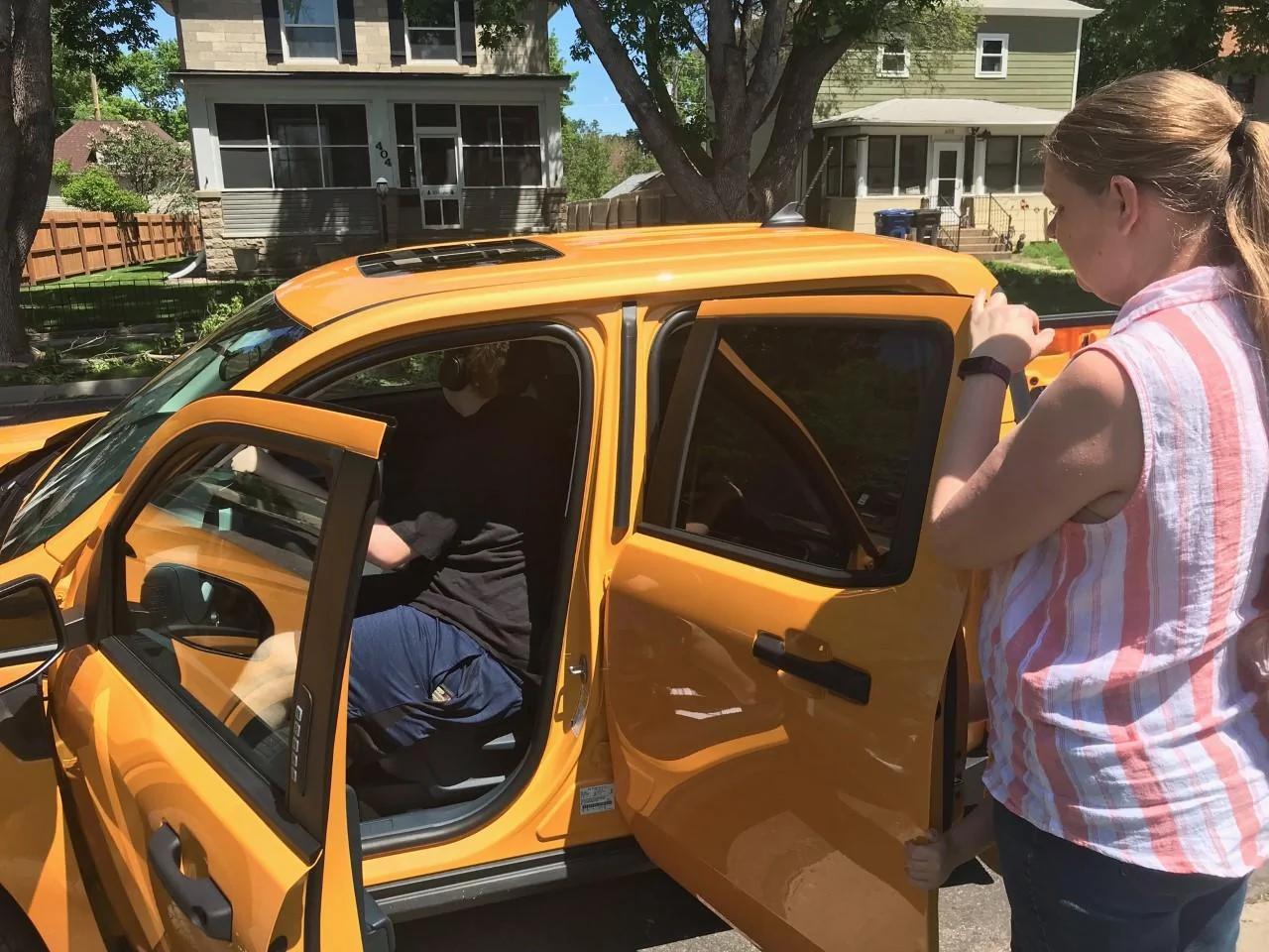 Ford Maverick Cyber Orange Mav is Home! mav2