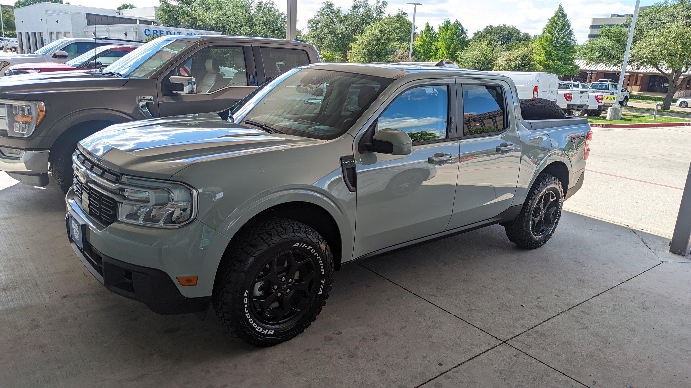 Ford Maverick CACTUS GRAY Maverick Photos Thread PXL_20220602_220400293