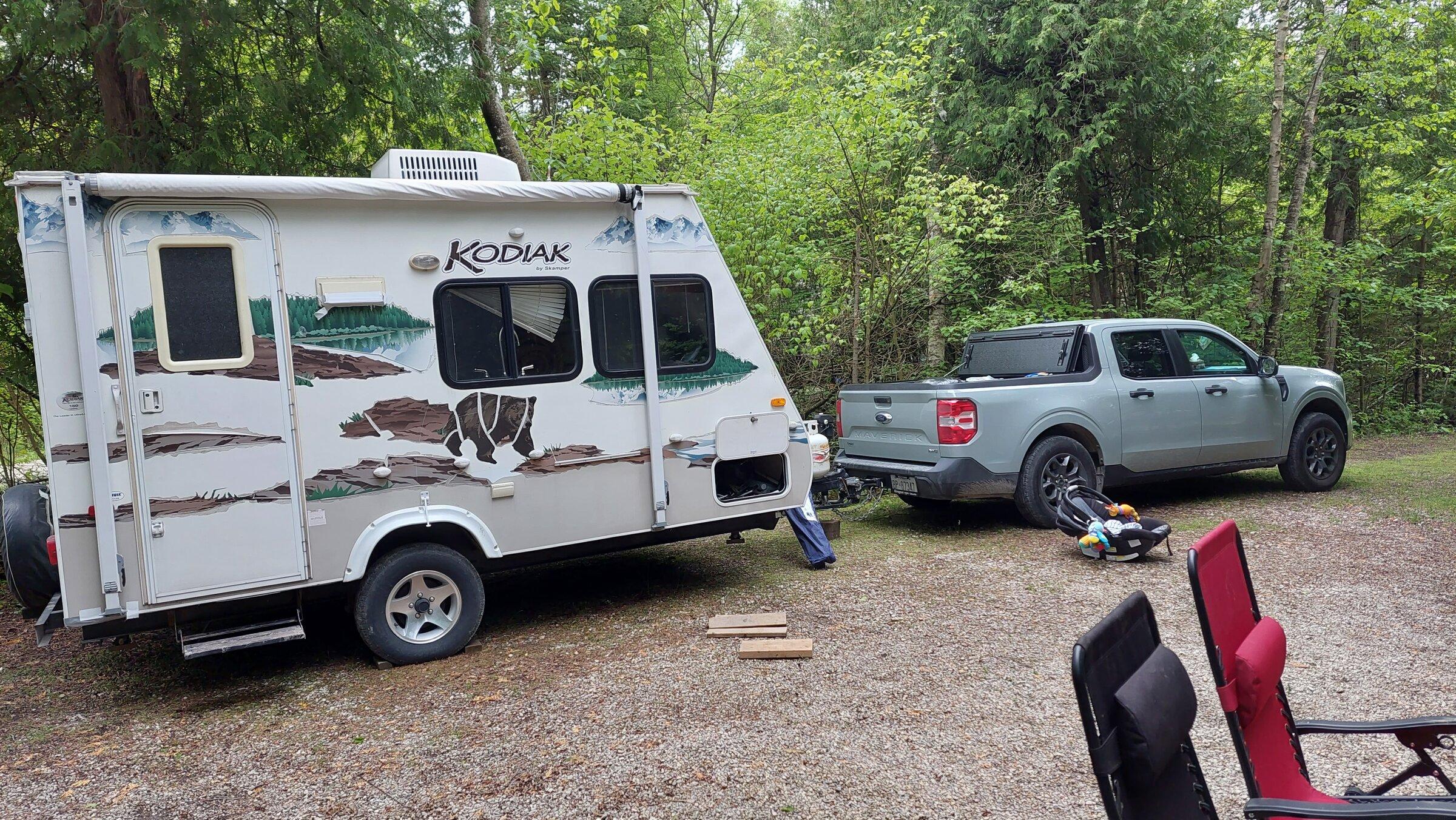 Ford Maverick Camping and first impressions 20220527_173148