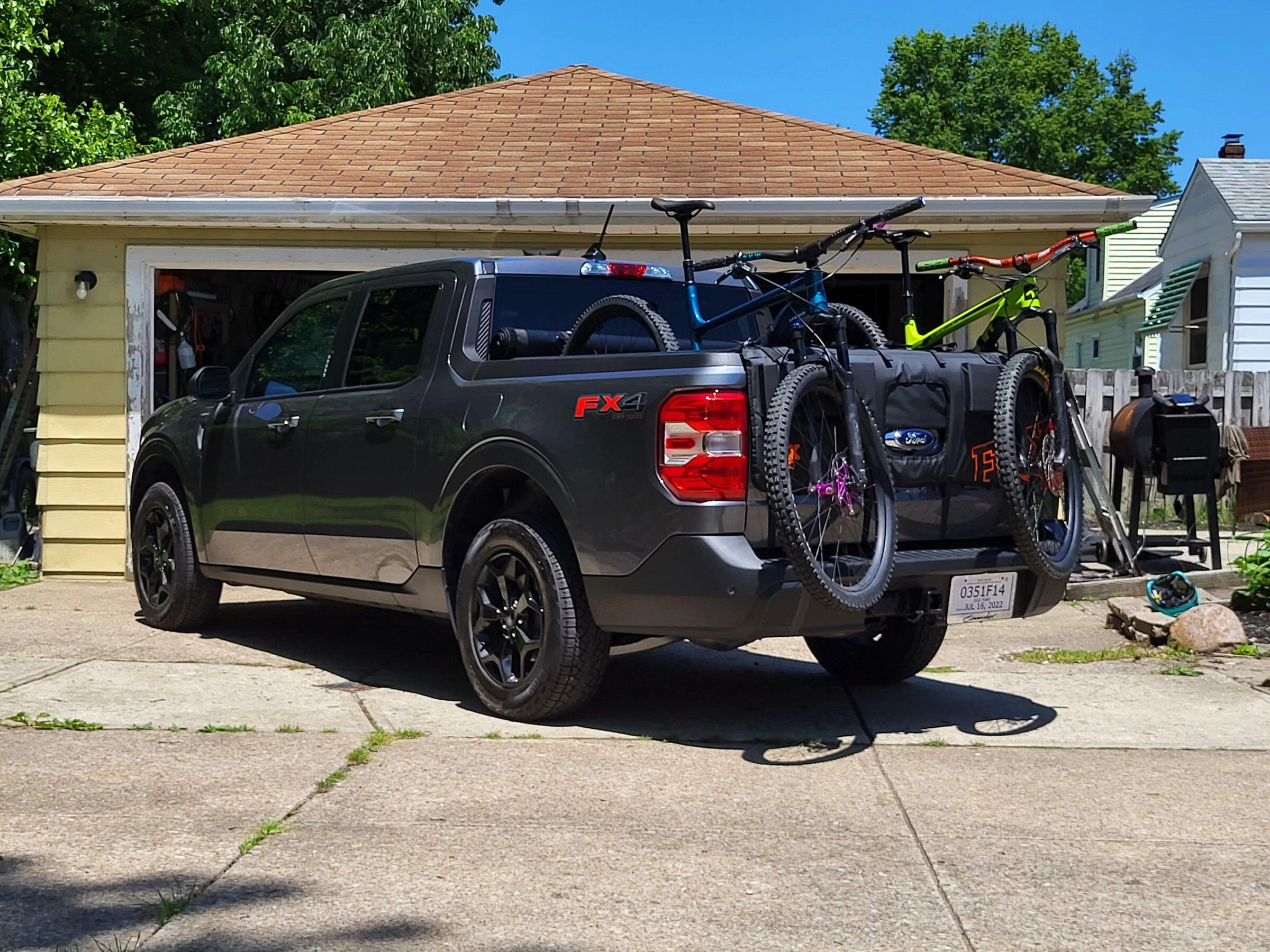Ford Maverick Fox Factory Overland Tailgate Pad Test 20220603_131613