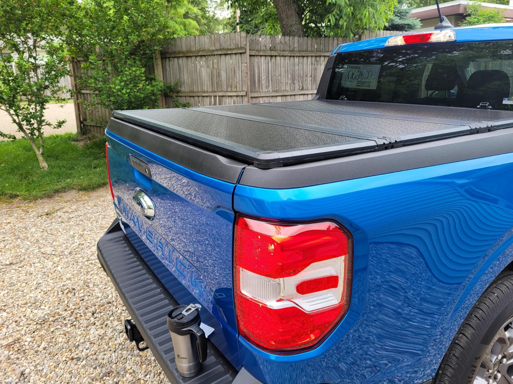 Ford Maverick Feeto hard tonneau fits Maverick well 20220605_103620