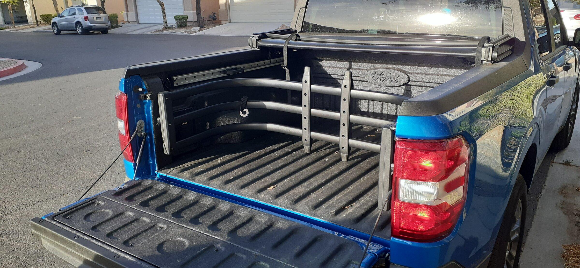 Ford Maverick Amazon Bed Extender with DIBL (Drop In Bed Liner) install - Pretty Nice 20220604_183202