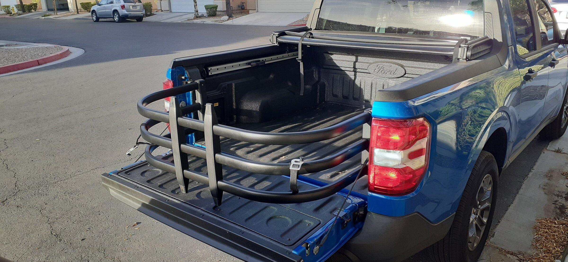 Ford Maverick Amazon Bed Extender with DIBL (Drop In Bed Liner) install - Pretty Nice 20220604_183214
