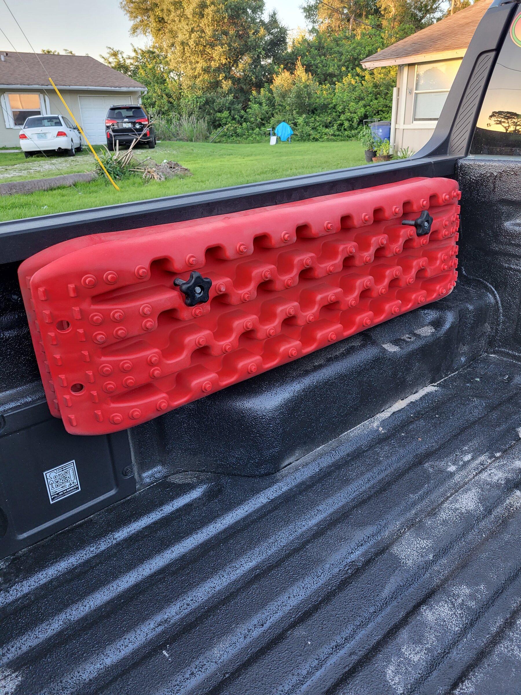 Ford Maverick DIY recovery boards mount 20220605_195844