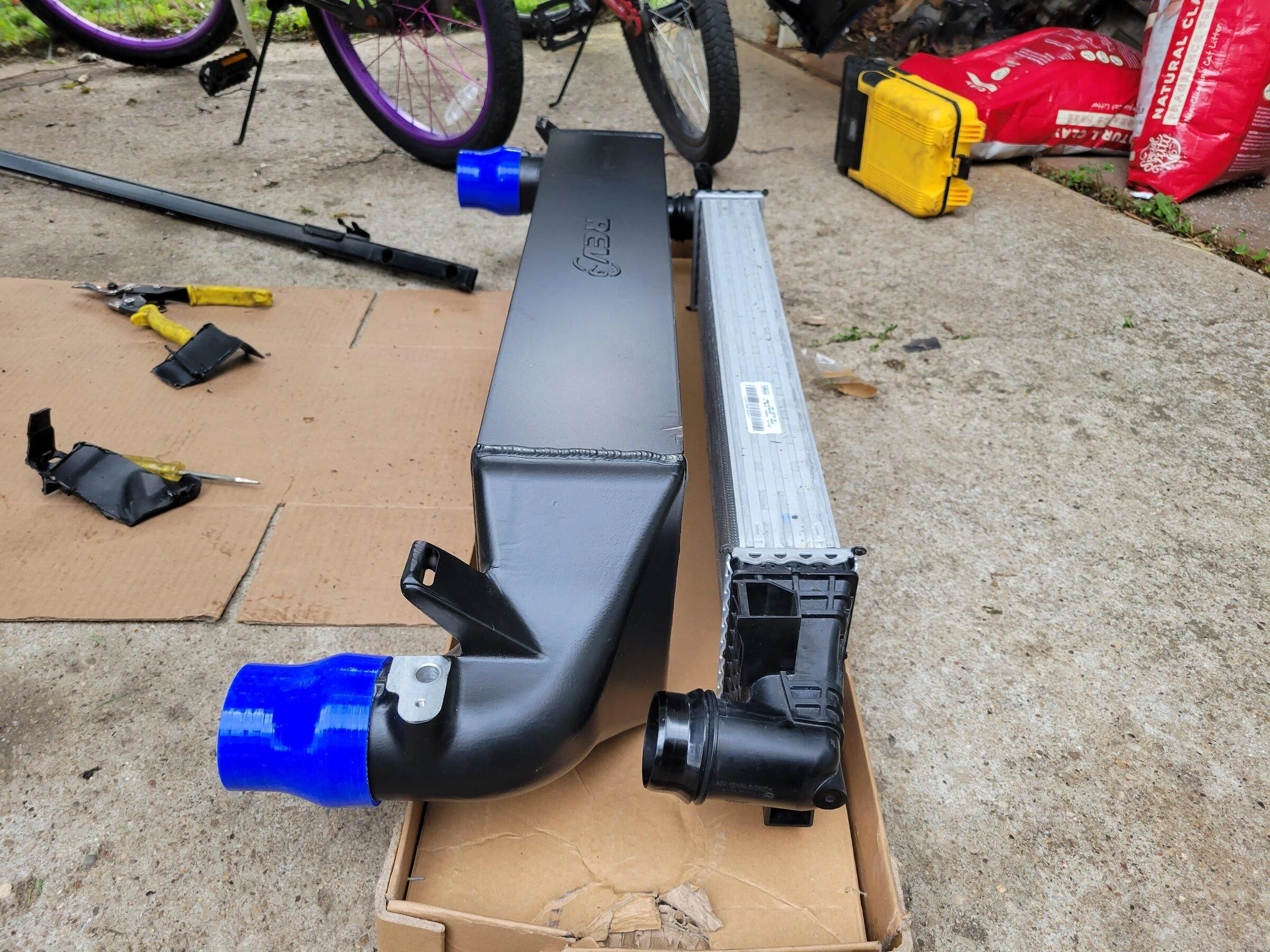 Ford Maverick Project QuikRik. My Velocity Blue XL AWD Performance build 20220604_170408