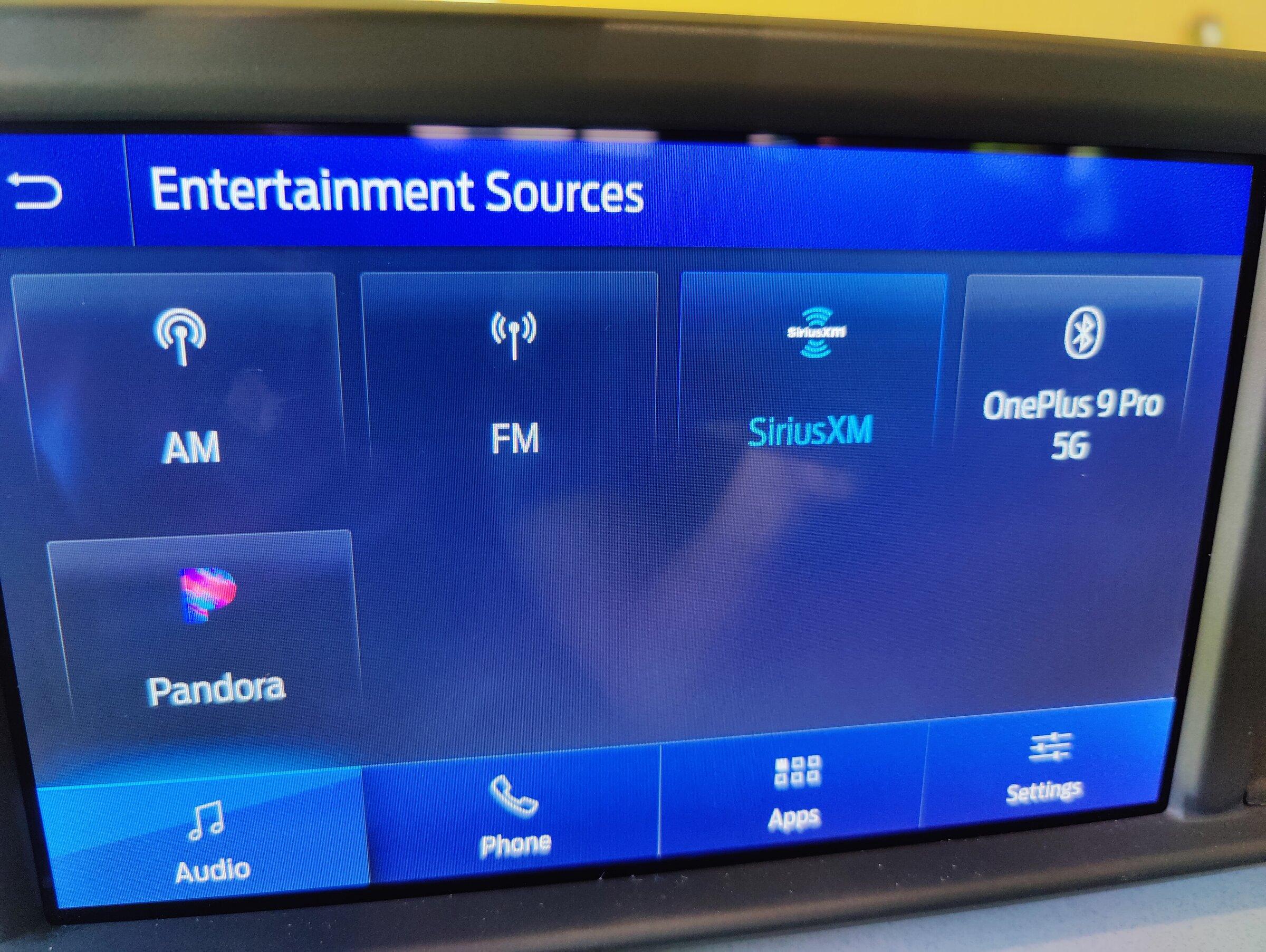 Ford Maverick Lariat but no SiriusXM IMG20220606121757