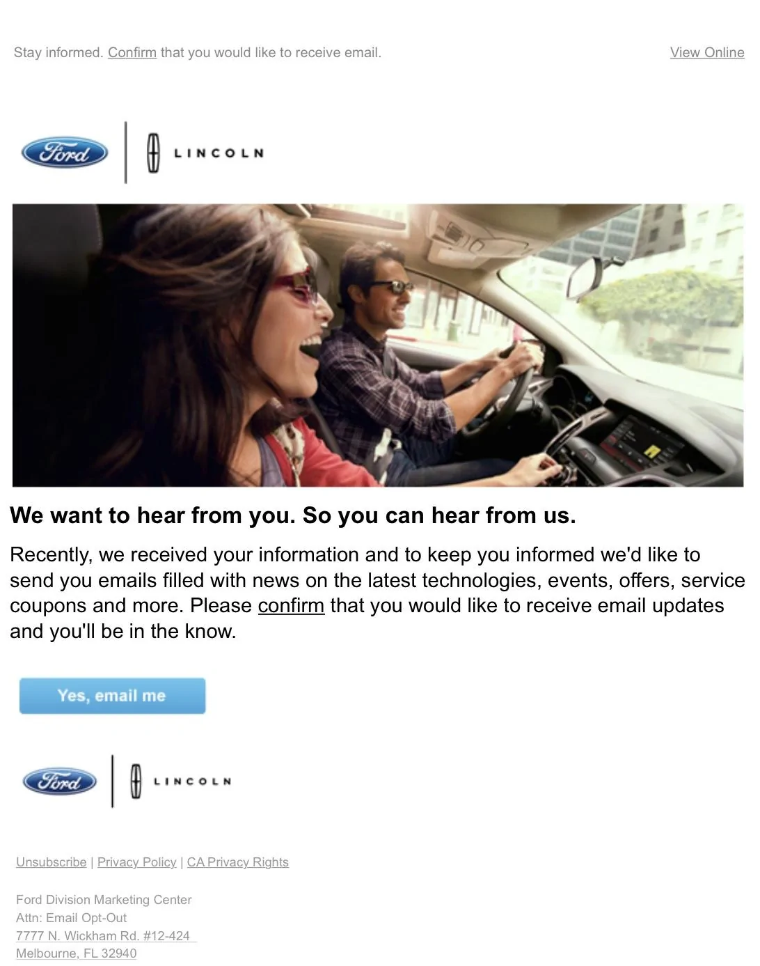 Ford Maverick Has anyone else received an email from Ford asking to verify their email address? 9983F257-CEFA-45A7-8D67-D7C64C9CD17A