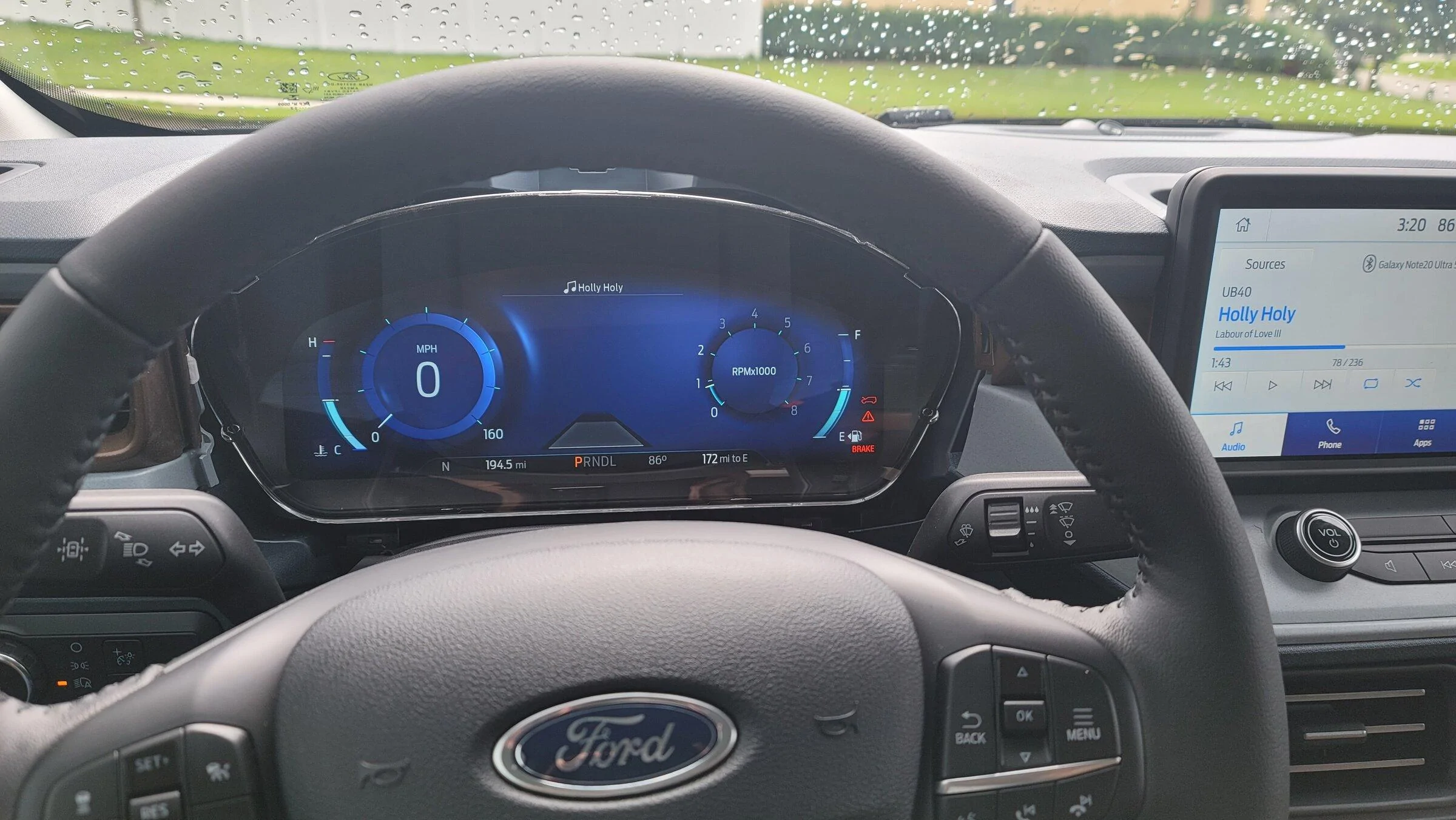 Ford Maverick Full digital gauge cluster from Ford Escape swap into Maverick 20220527_162048