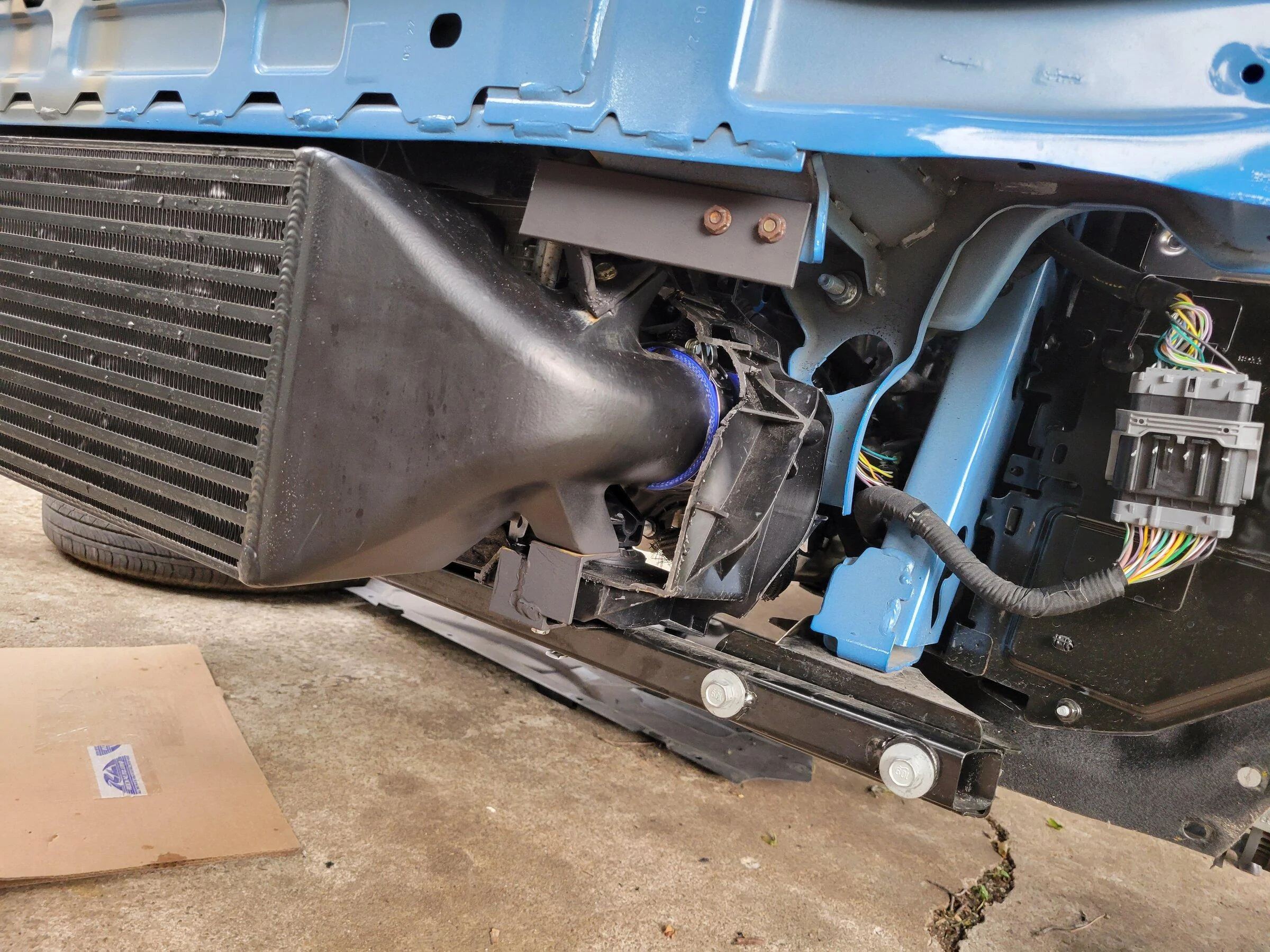 Ford Maverick Project QuikRik. My Velocity Blue XL AWD Performance build 20220606_172447